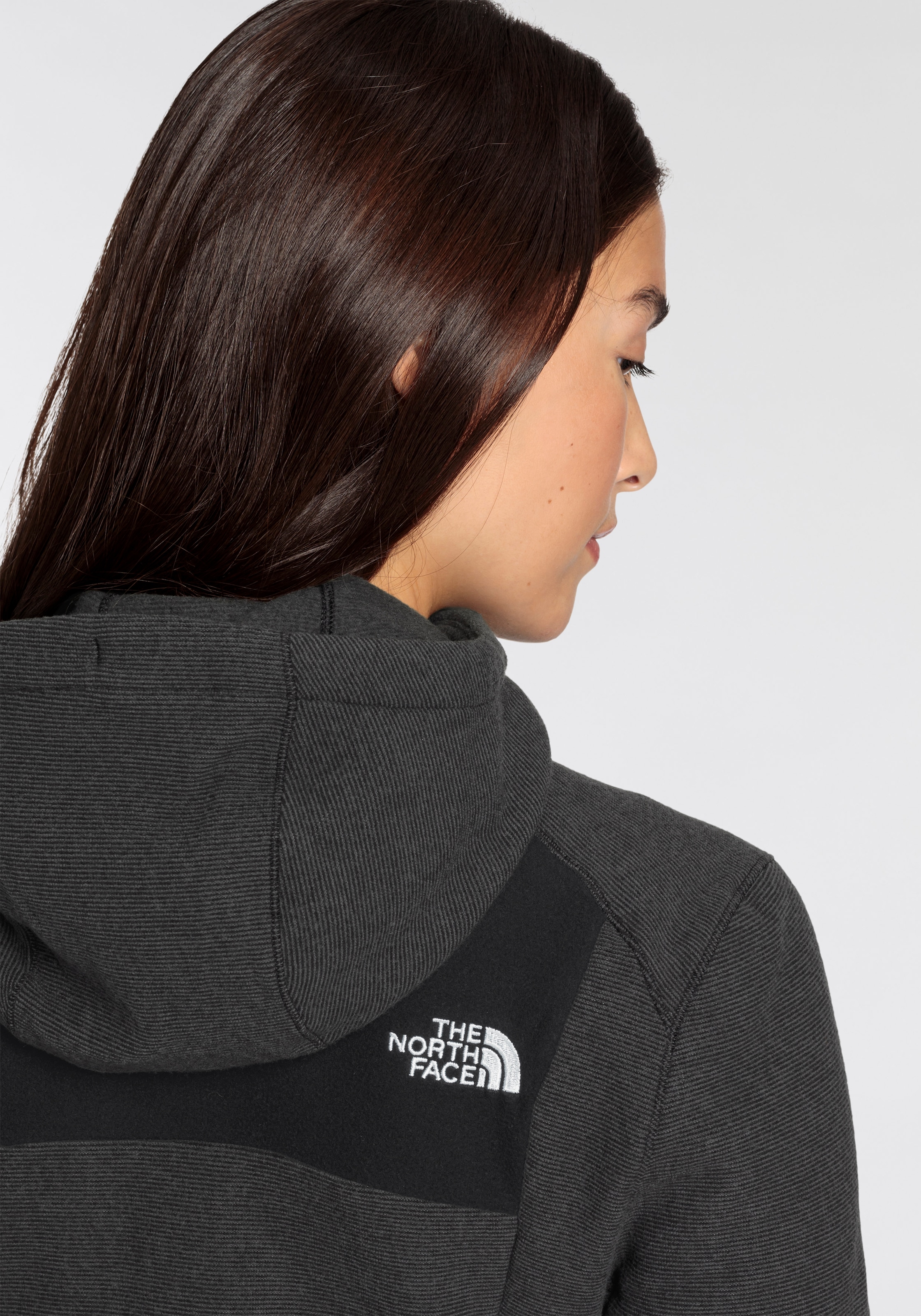 The North Kapuze Fleecejacke mit HOMESAFE »W FLEECE bestellen Face HOODIE«, BAUR | ZIP FULL