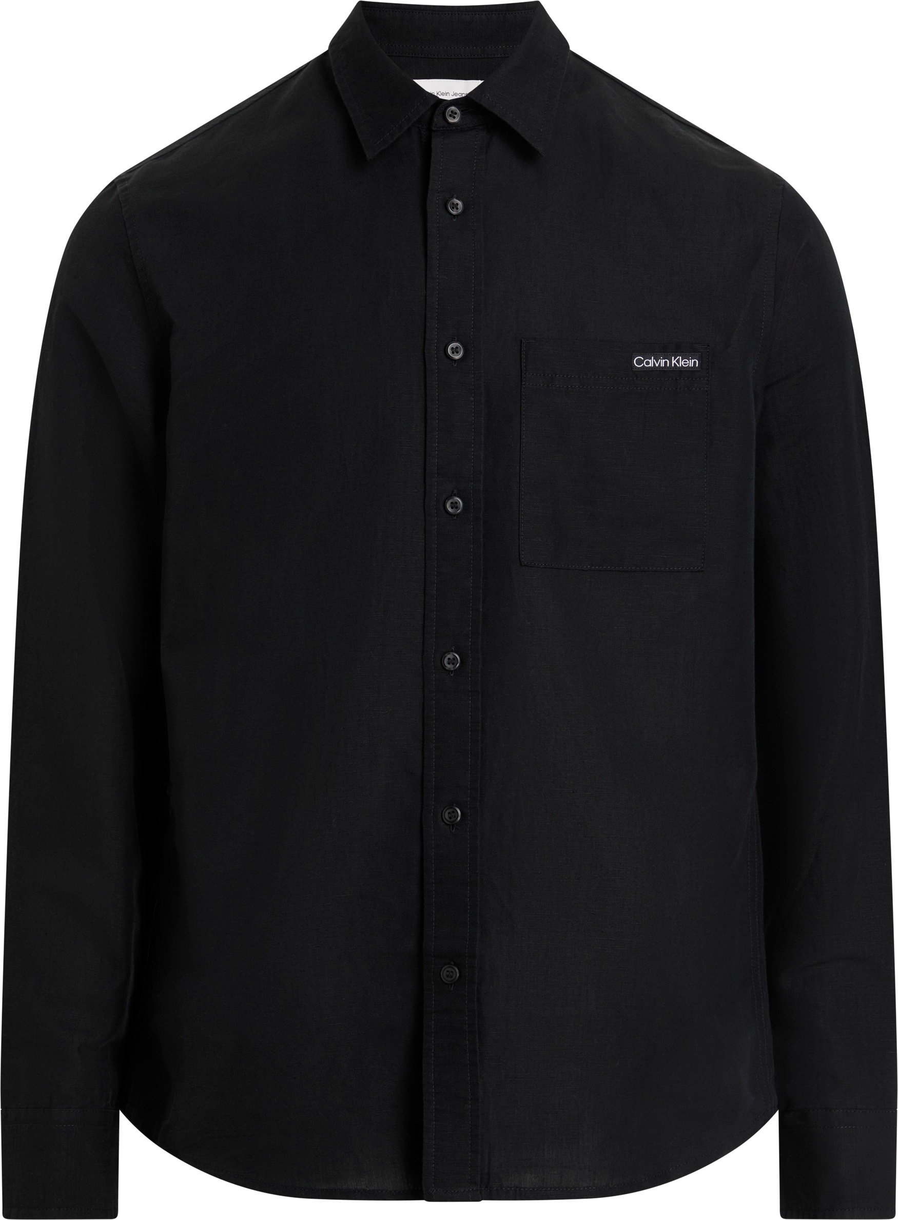 Calvin Klein Jeans Leinenhemd »LINEN COTTON SHIRT«, mit Brusttasche