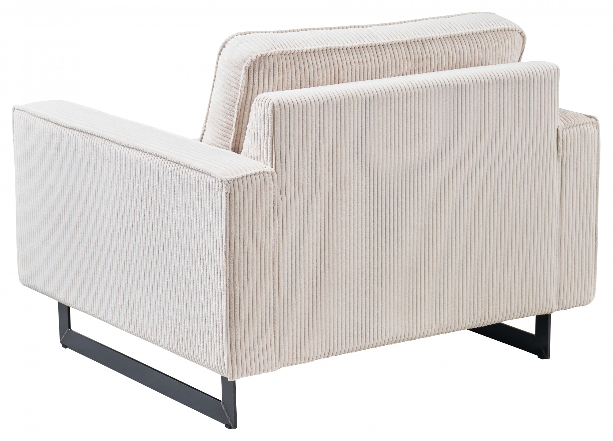 Places of Style Loveseat »Pinto«, mit Keder, Metallfüßen und auch in Cord Bezug erhältlich