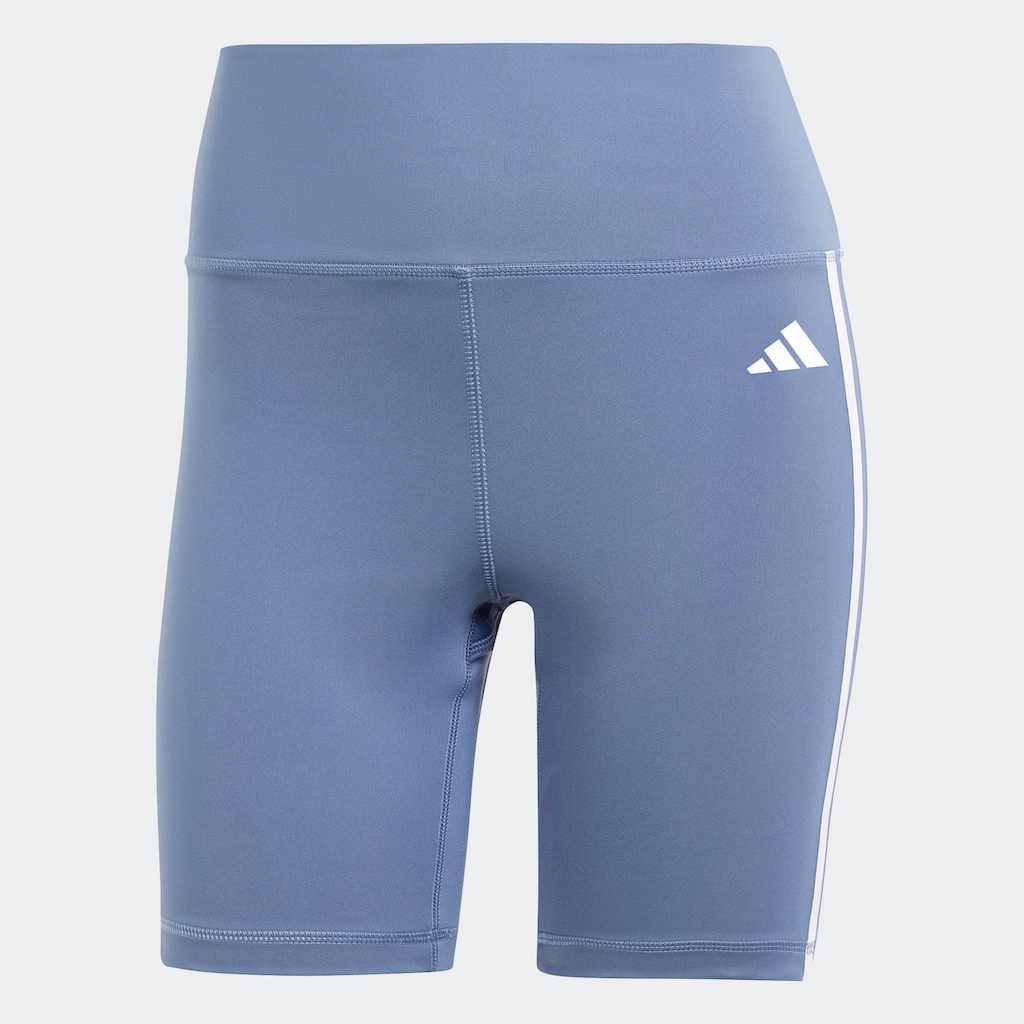 adidas Performance Shorts »TRAINING ESSENTIALS 3STREIFEN HIGHWAISTED KURZE«, (1 tlg.)