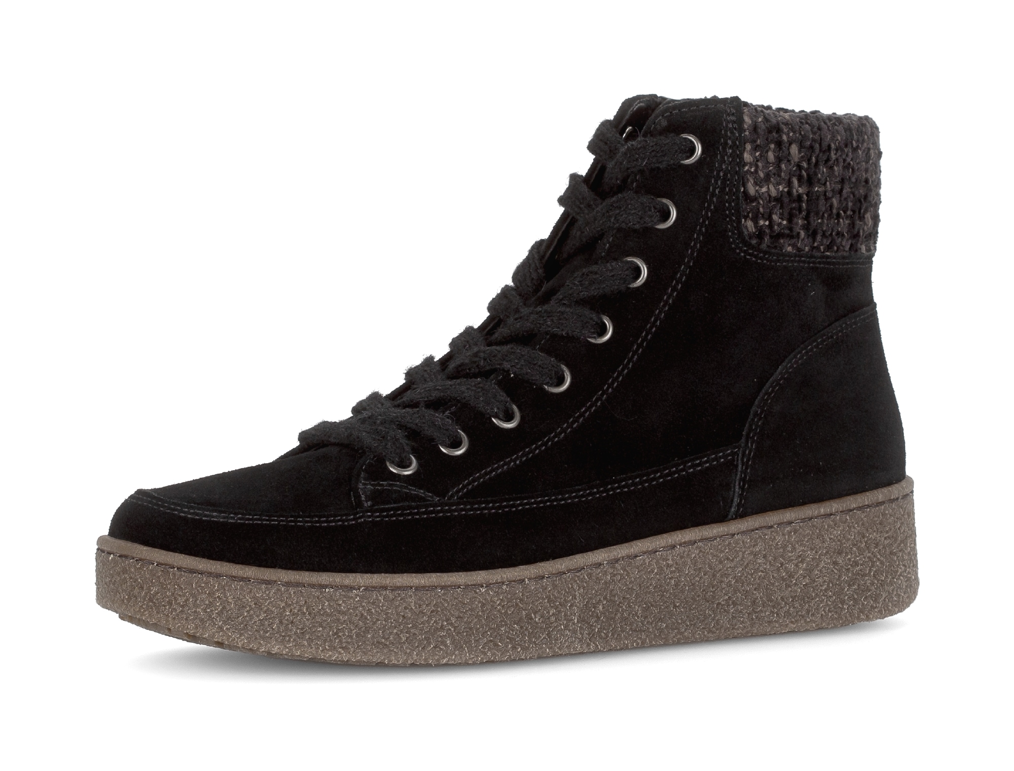 Gabor Schnürboots "DAVOS", Plateau, Schnürstiefelette in Komfortweite H (= günstig online kaufen