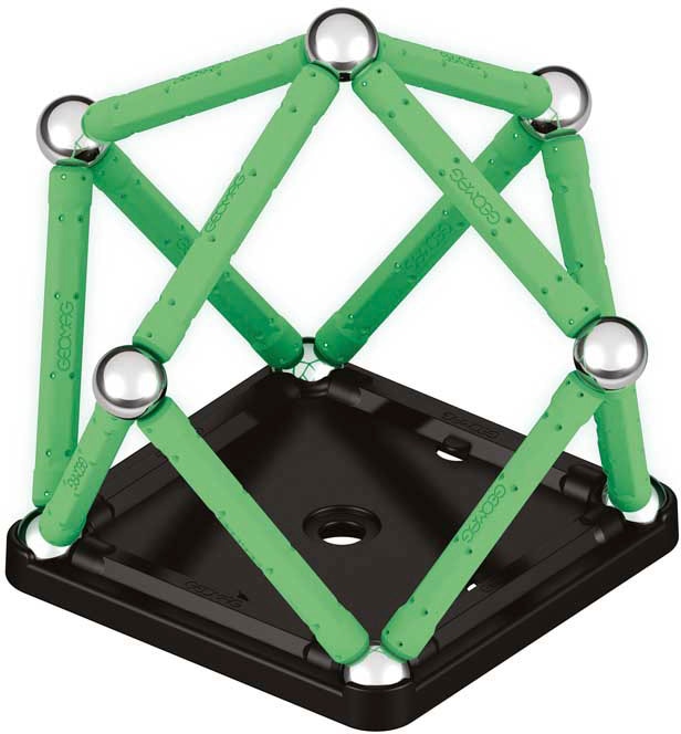 Geomag™ Magnetspielbausteine »GEOMAG™ Glow, Recycled«, (25 St.), aus recyceltem Material; Made in Europe