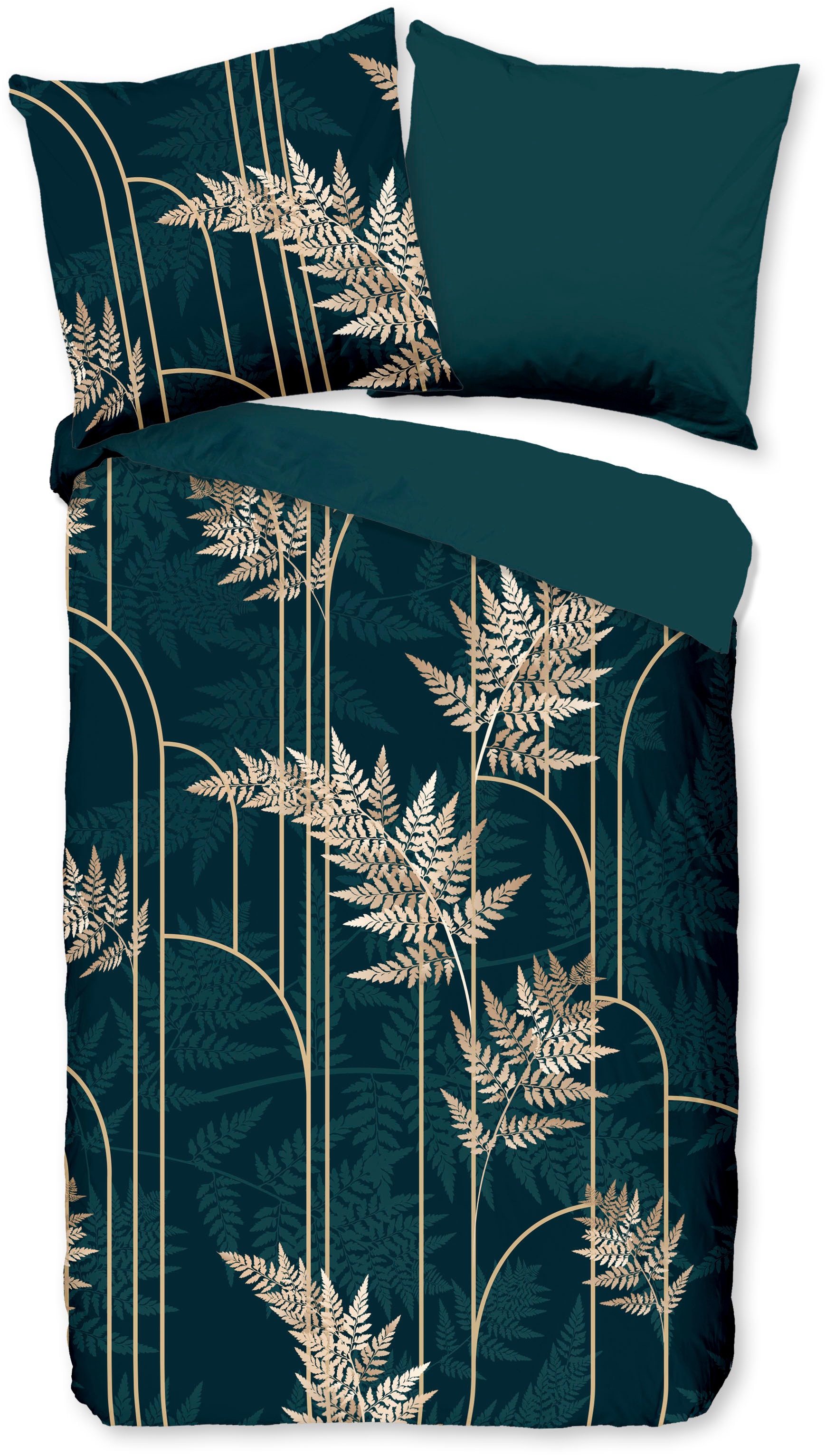 PURE luxury collection Wendebettwäsche "Malak" 2 Stk. Mikrofaser, 135x200, günstig online kaufen