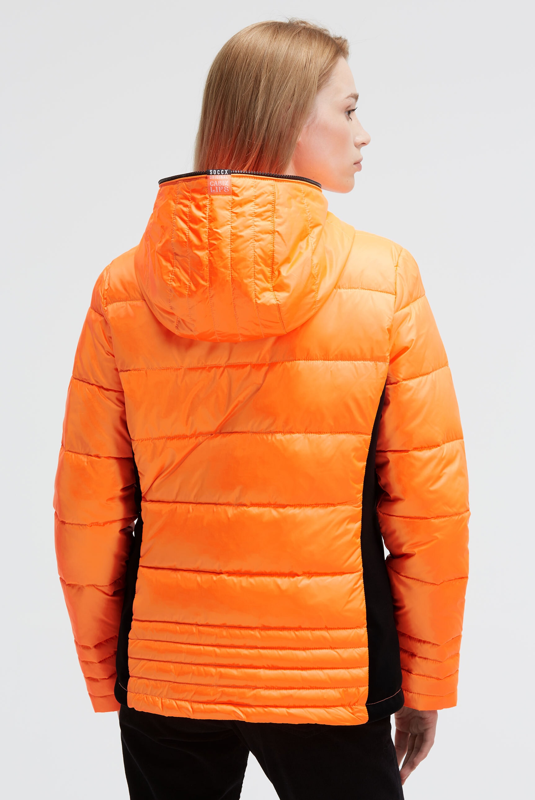 SOCCX Winterjacke, mit Kapuze, mit Windbreaker-Bündchen