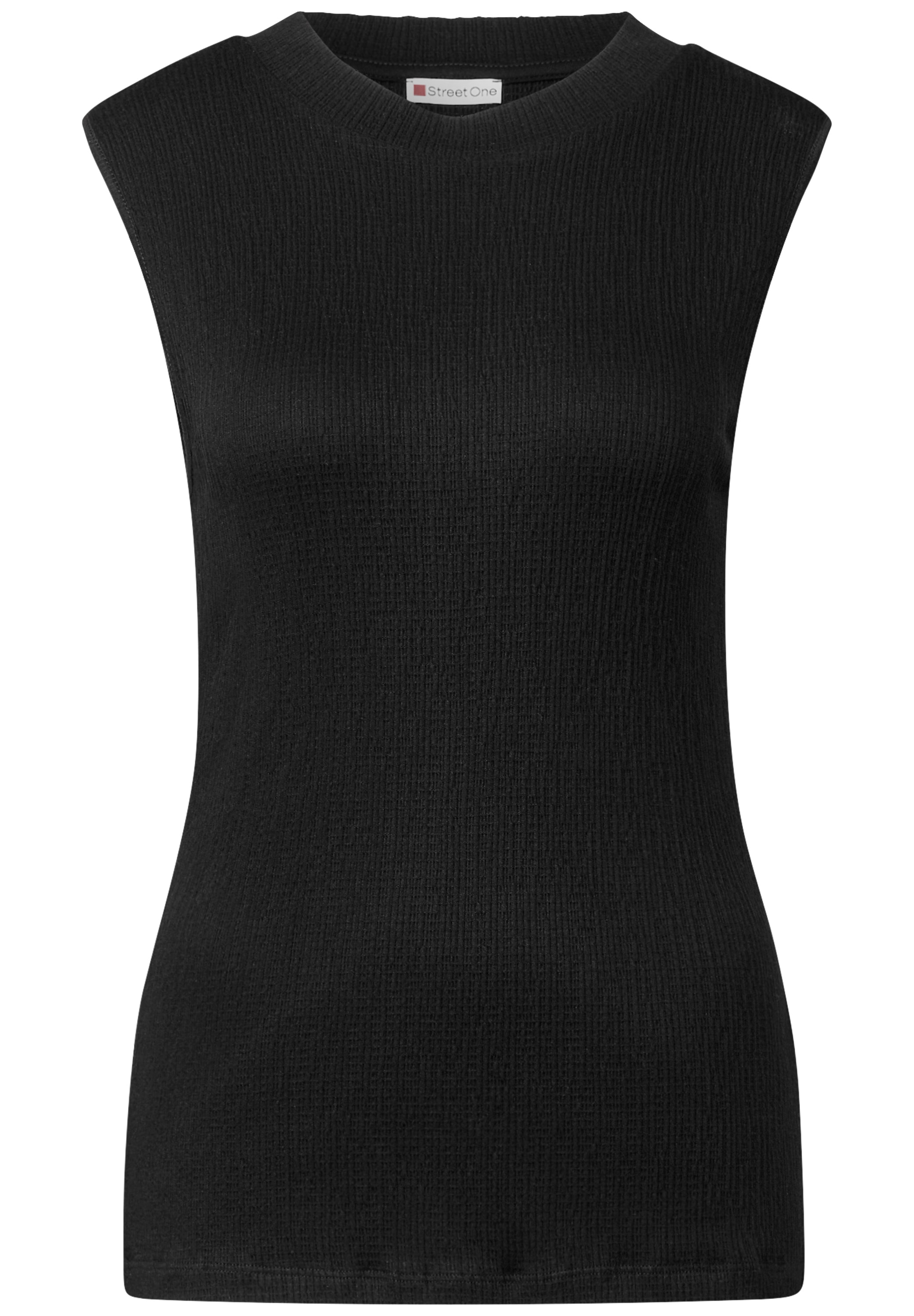 STREET ONE Stehkragenshirt, soft und weich