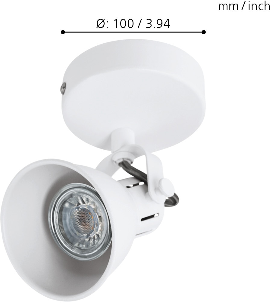 EGLO LED Wandleuchte »SERAS 1«, 1 flammig, Leuchtmittel LED-Board-GU10 | LED wechselbar