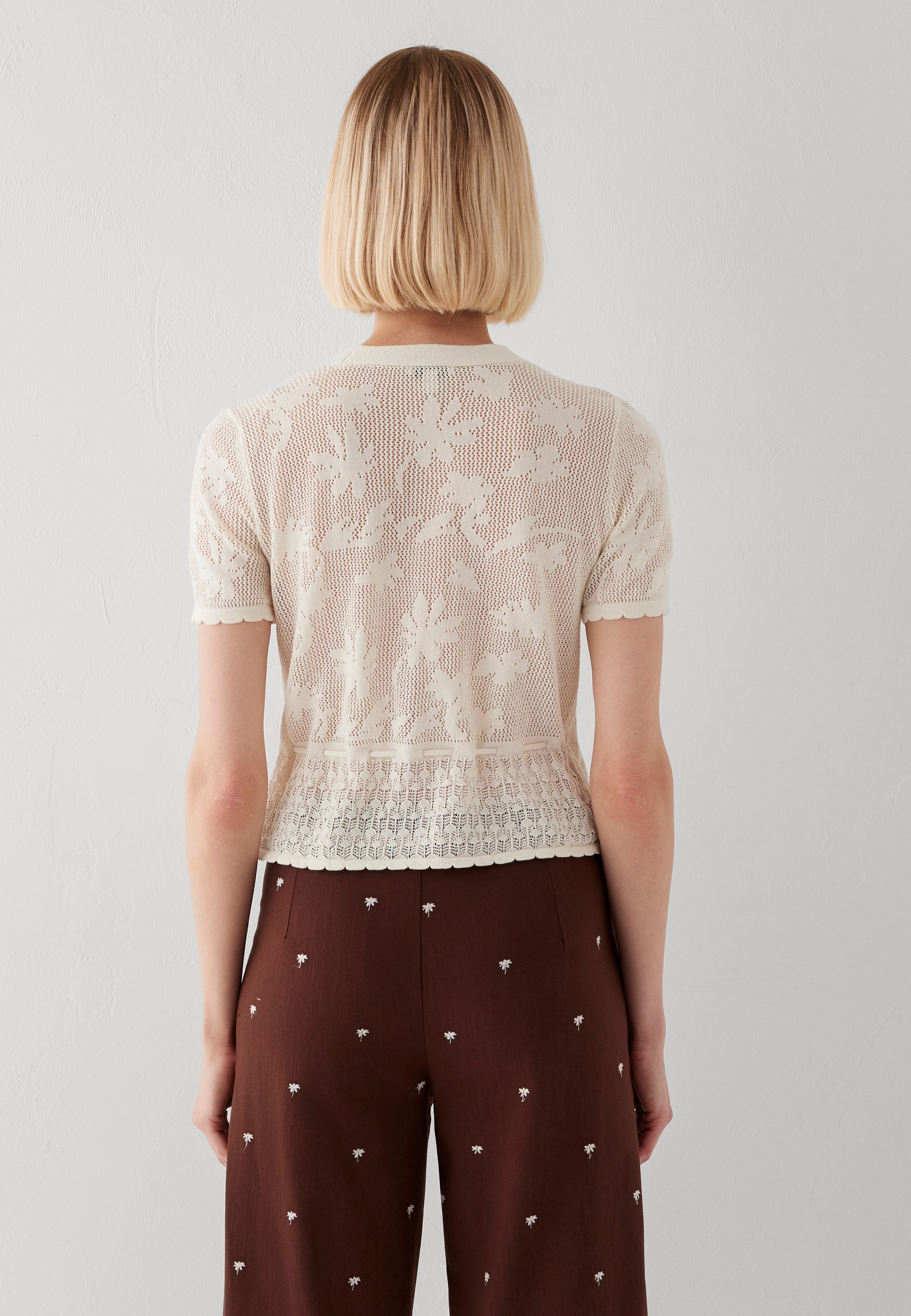 Mavi V-Ausschnitt-Pullover »SHORT SLEEVE CARDIGAN« Cardigan-Top