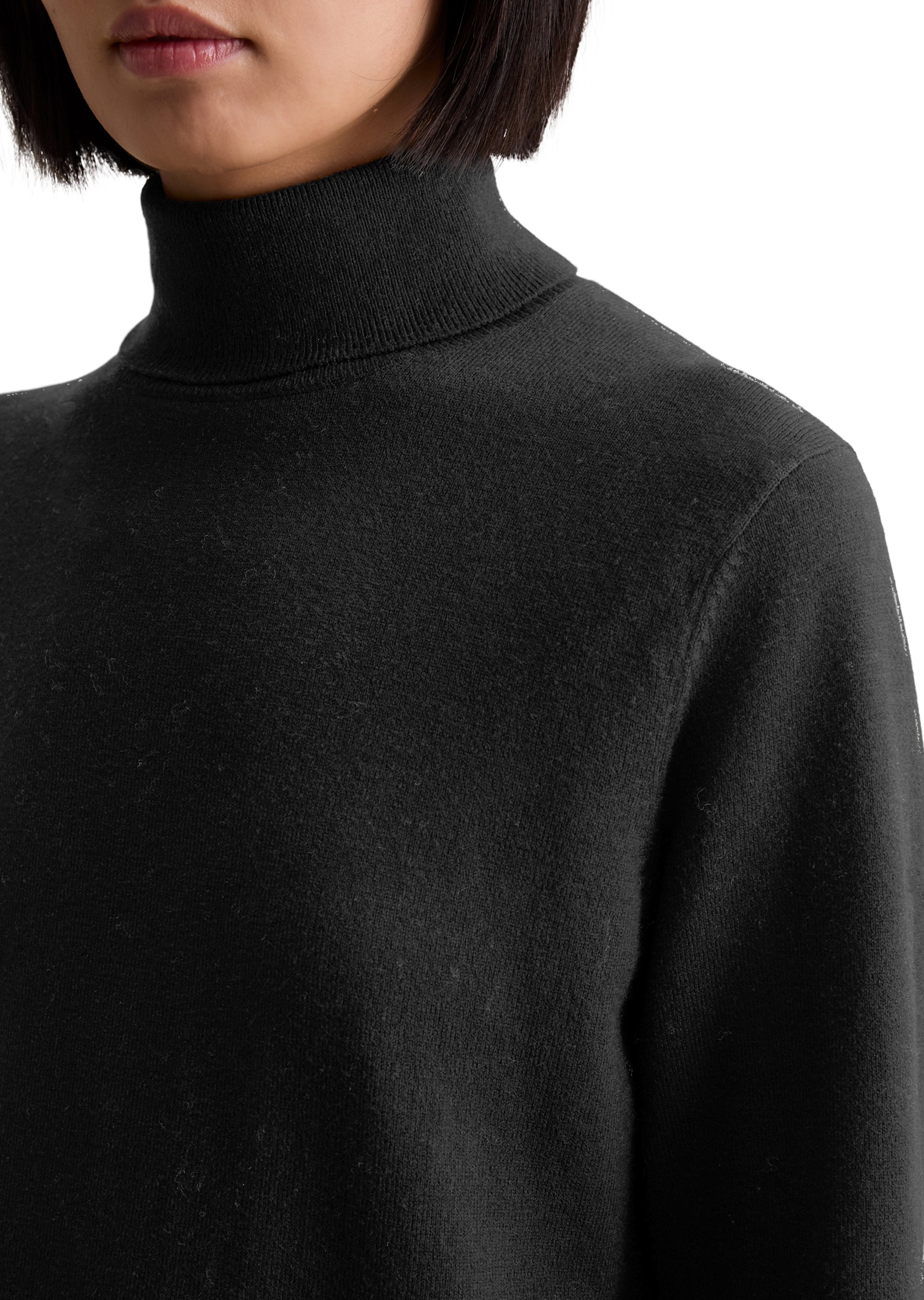 Marc O'Polo DENIM Rollkragenpullover Feinstrick, Basic, normale Passform