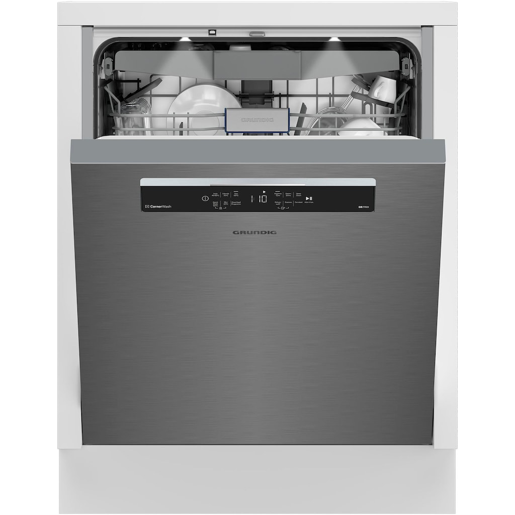 Grundig Unterbaugeschirrspüler »GNUP4510XCW 7696701677«, GNUP4510XCW 7696701677, 14 Maßgedecke