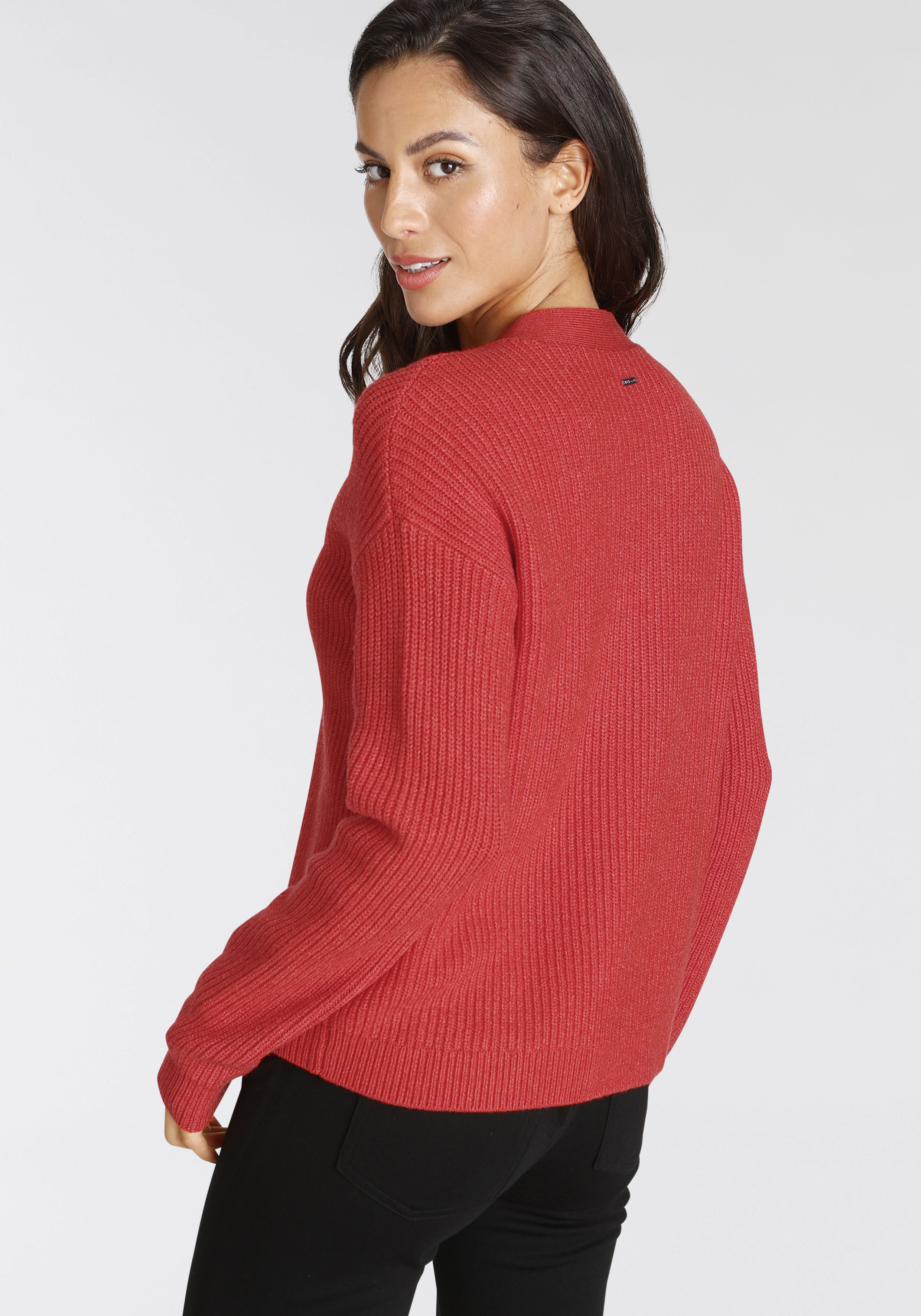 Thumbnail - Laura Scott Strickjacke Grobstrick - in modischer Kurzform