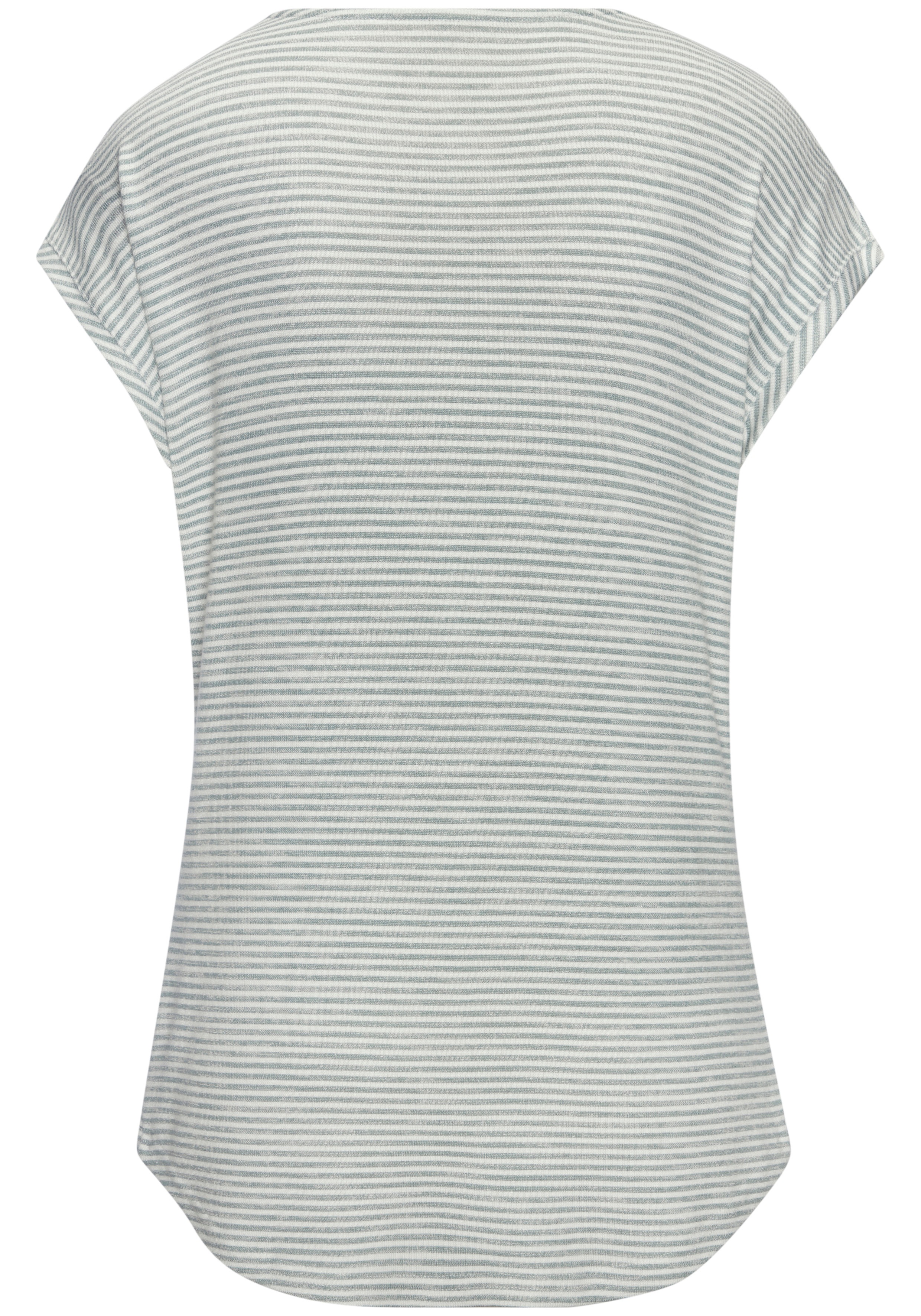 Thumbnail - Vivance Kurzarmshirt "mit Streifendesign" aus weicher Viskose-Qualität