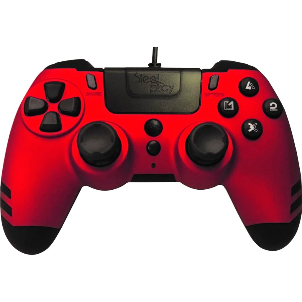 Steelplay Gaming-Controller »Metaltech Rot PS4«