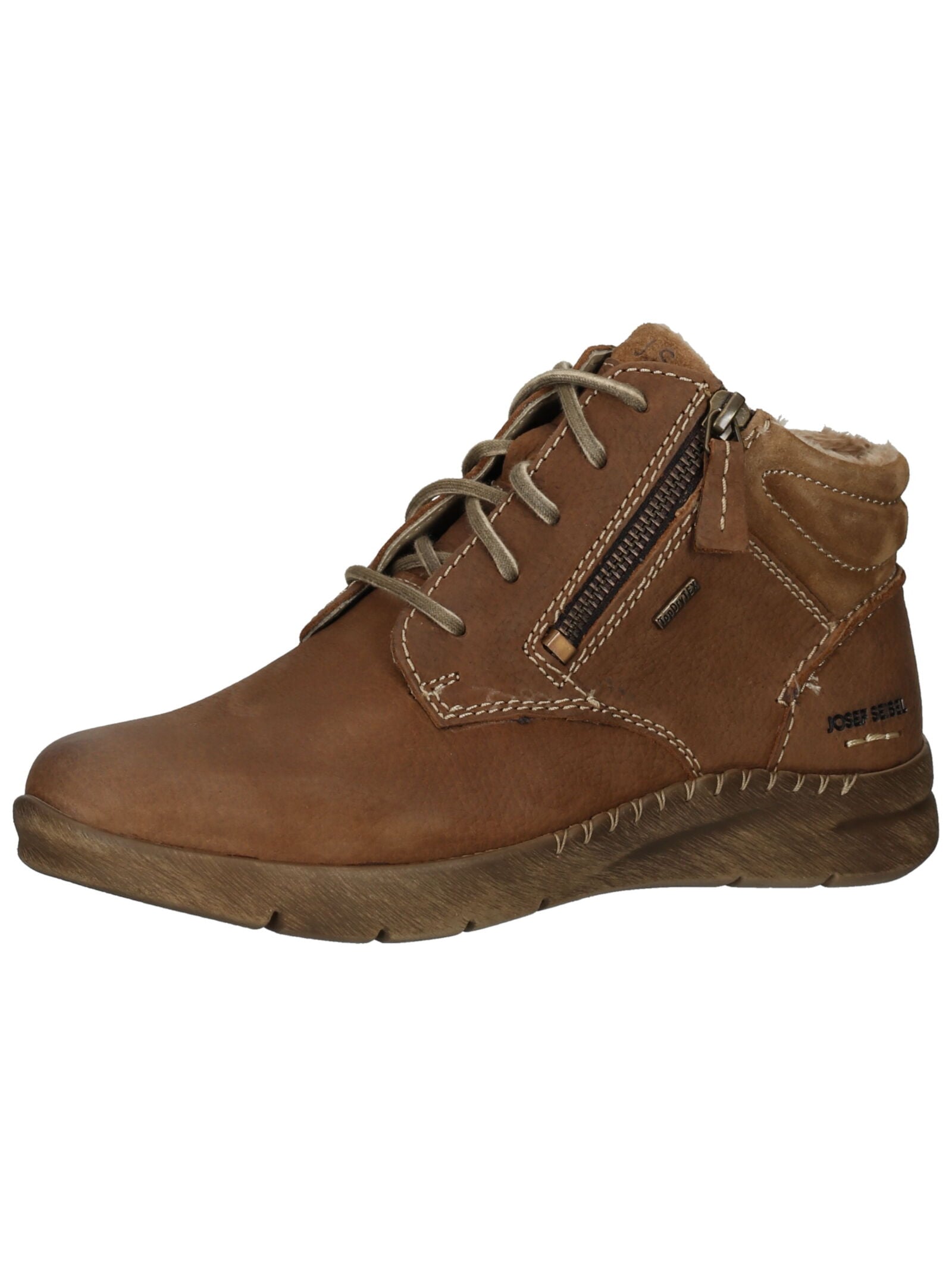 Josef Seibel Schnürstiefelette "Josef Seibel Stiefelette Leder" günstig online kaufen