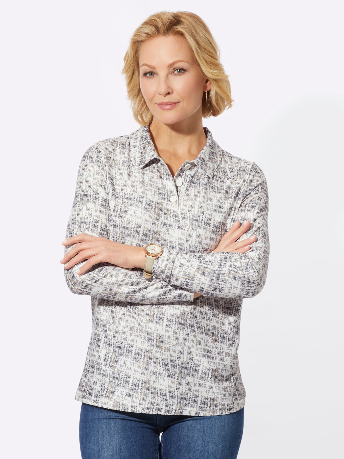 Classic Basics Poloshirt "Winter-Shirt", (1 tlg.) günstig online kaufen