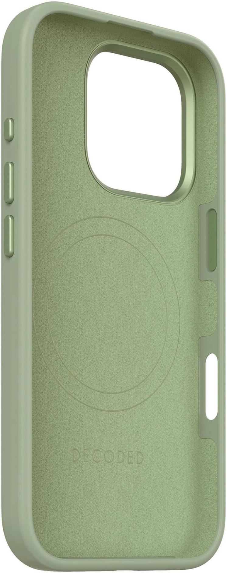 DECODED Smartphone-Hülle »AntiMicrobial Silicone Backc. iPhone 16 Pro«, Smartphones