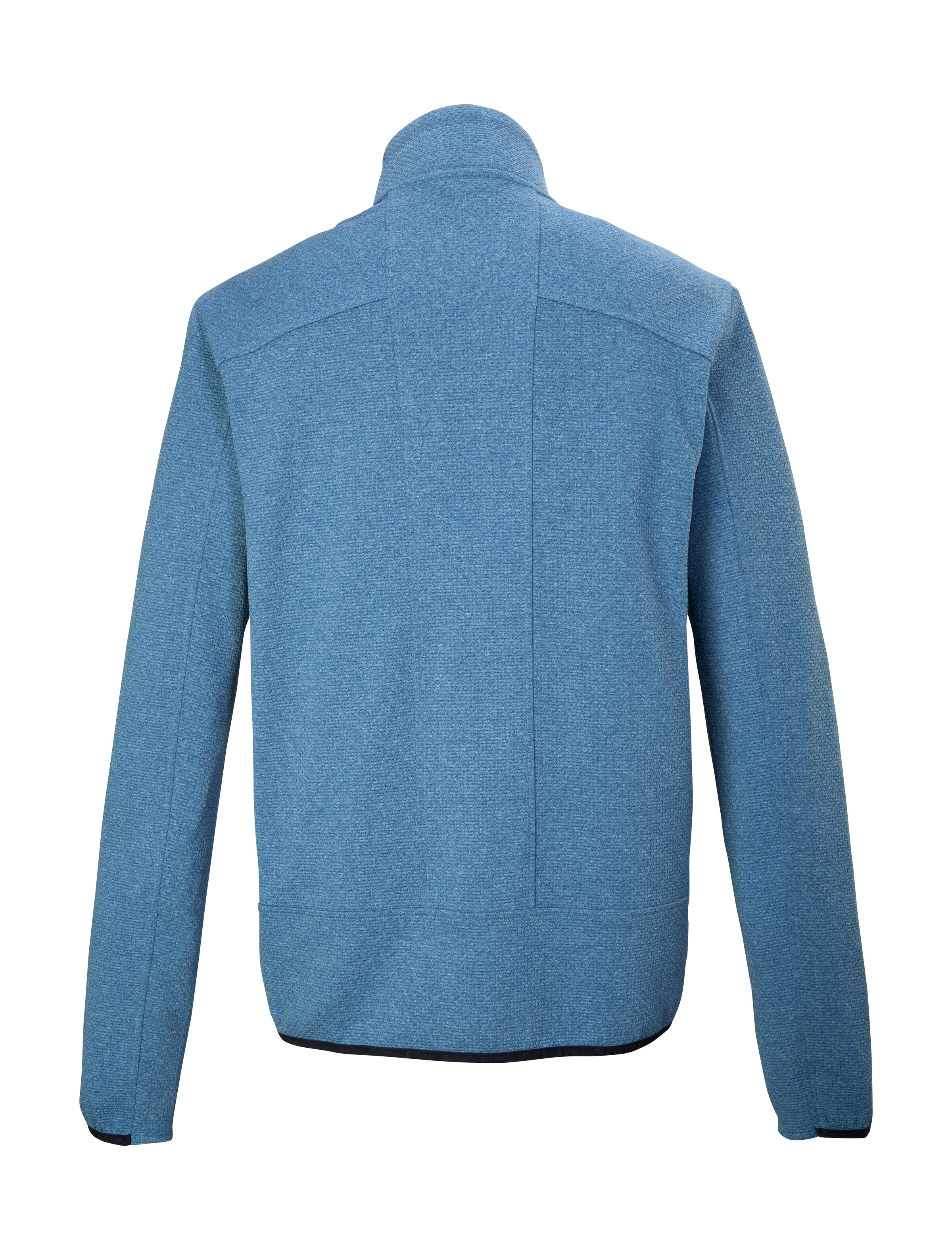 Killtec Strickjacke »KOS 40 MN FLX JCKT«, Sportliche Herrenjacke mit farbigen Zippern und Kinnschutz