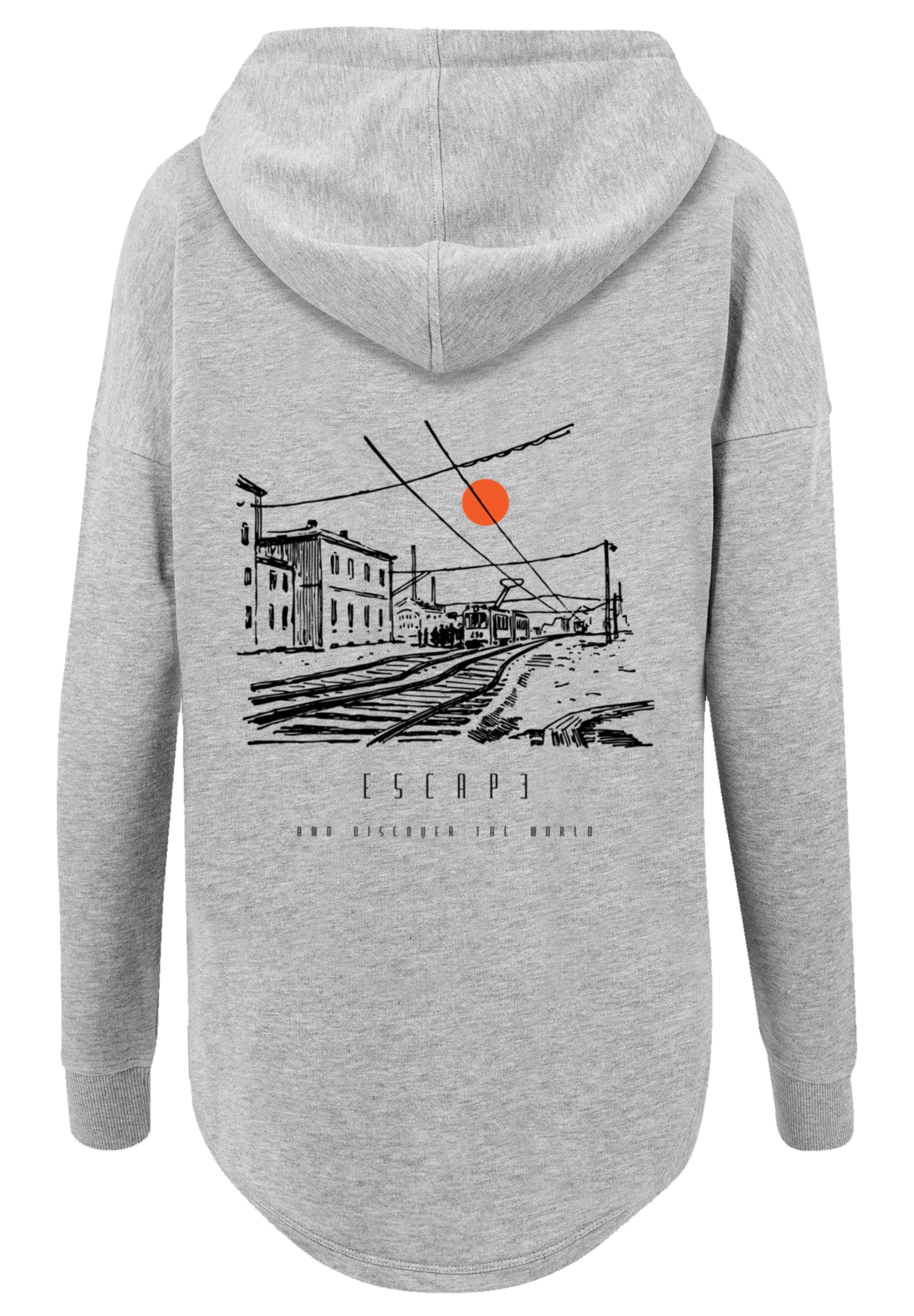 F4NT4STIC Kapuzenpullover "Oversize Escape Discover the World Town" Premium günstig online kaufen