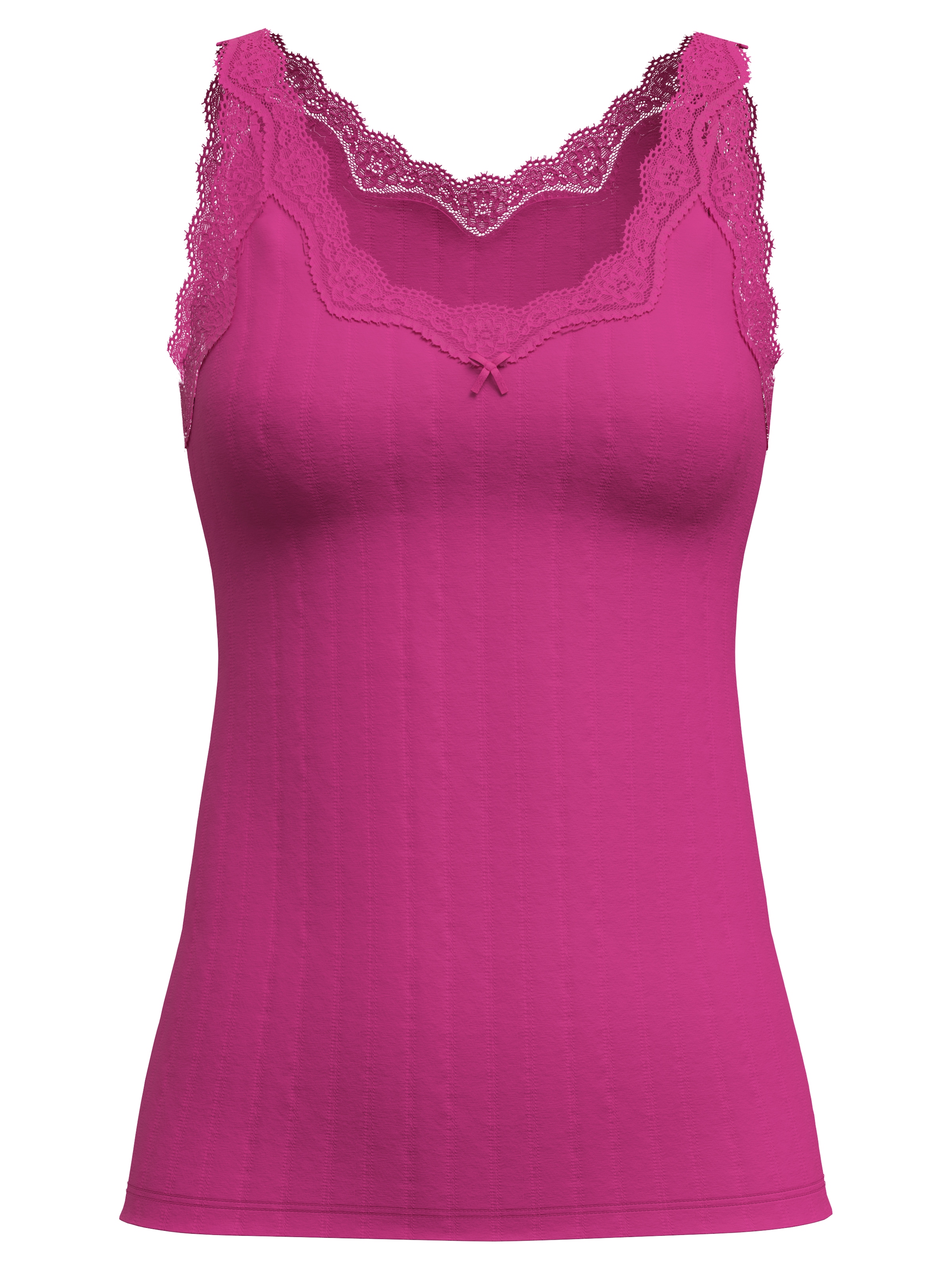 CALIDA Tanktop "Etude Toujours", zarte Spitze, Nadelstreifen-Design, Cotton günstig online kaufen