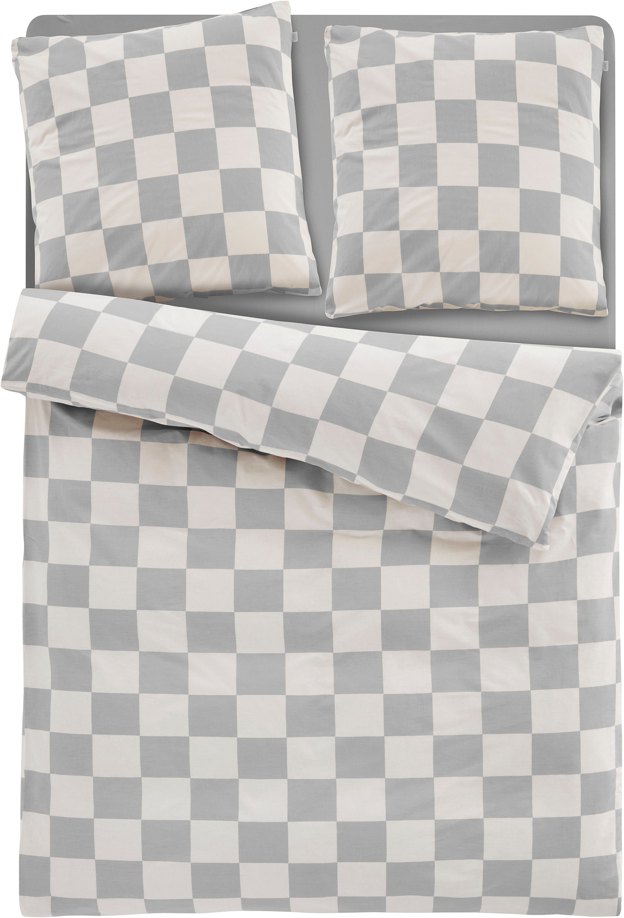 homsy by Ana Johnson Bettwäsche "Chessley" mit coolem Karo-Muster, ab Größe günstig online kaufen