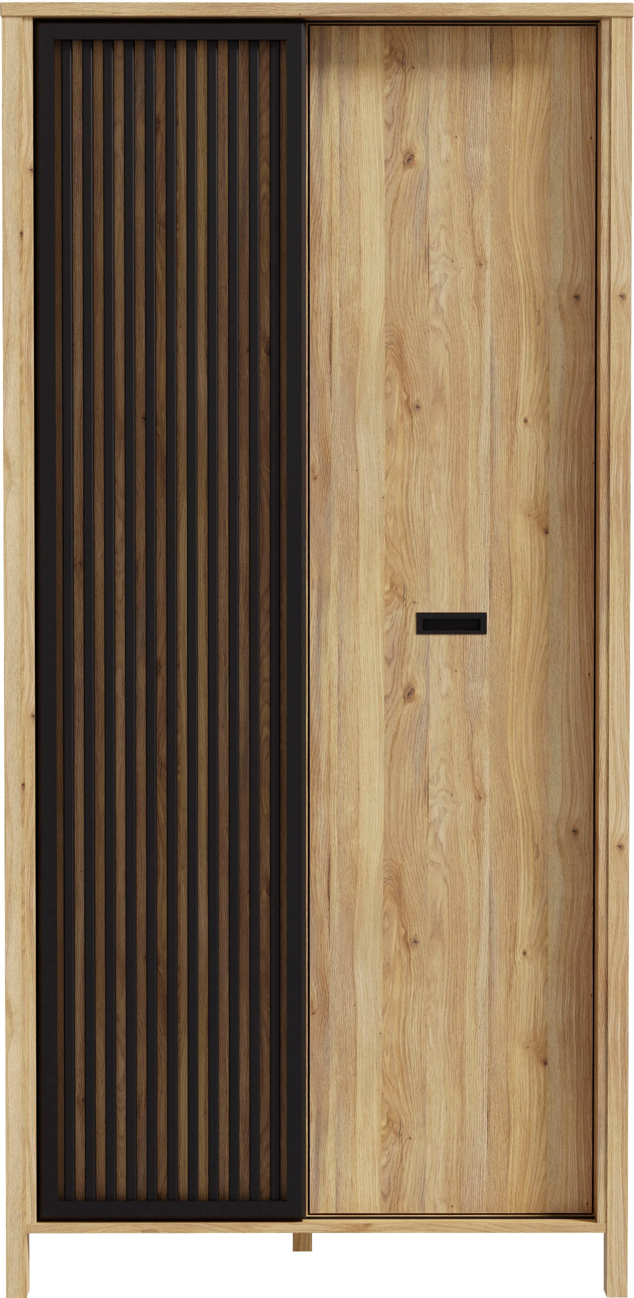 FORTE Kleiderschrank »Jytana« B/H/T 97/200,3/52,7 cm inklusive Kleiderstange u. Einlegeböden