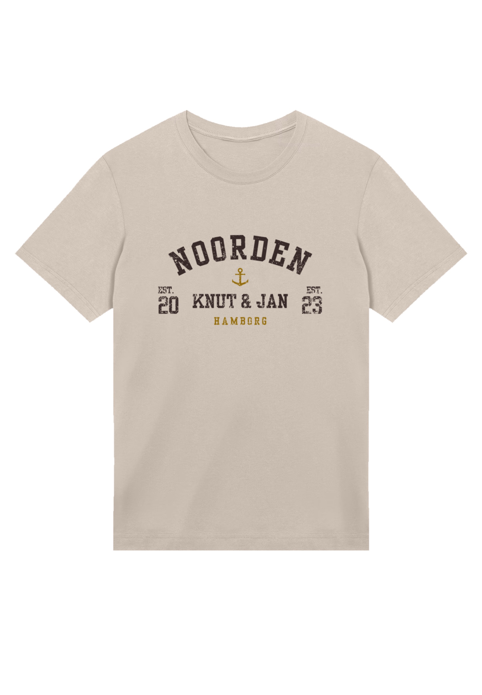 F4NT4STIC T-Shirt "Knut & Jan Hamburg Noorden Collegiate", Premium Qualität günstig online kaufen
