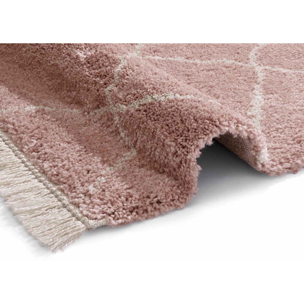 freundin Home Collection Hochflor-Teppich »Primrose«, rechteckig