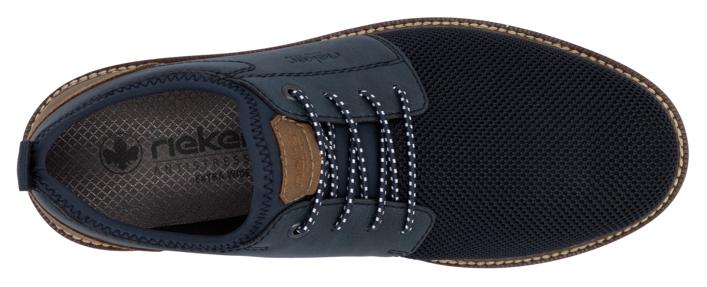 Rieker Slip-On Sneaker, Slipper, Schlupfschuh, Freizeitschuh mit praktischer Anziehlasche
