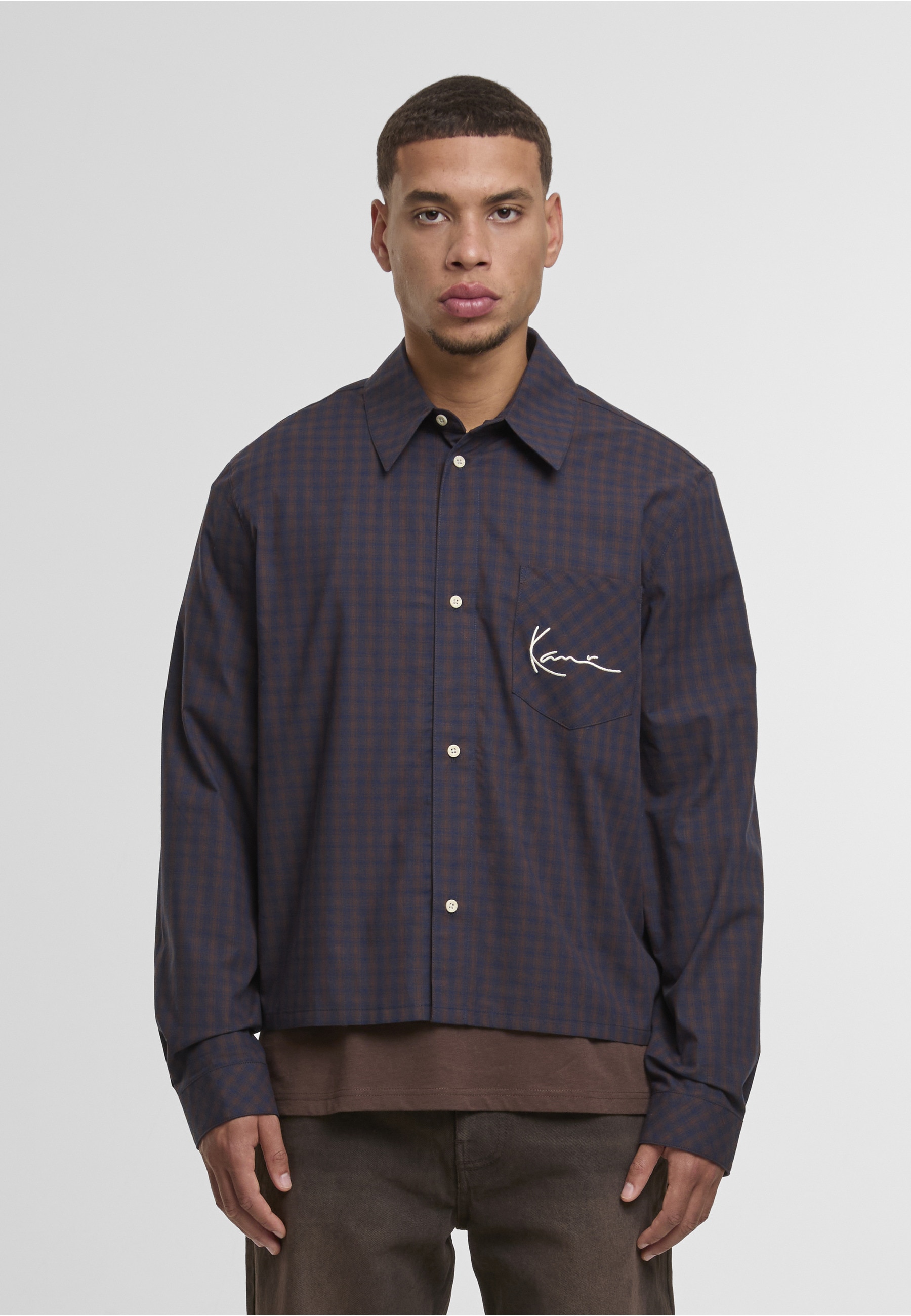 Karl Kani Langarmhemd »Karl Kani Signature Check Boxy Shirt« 1