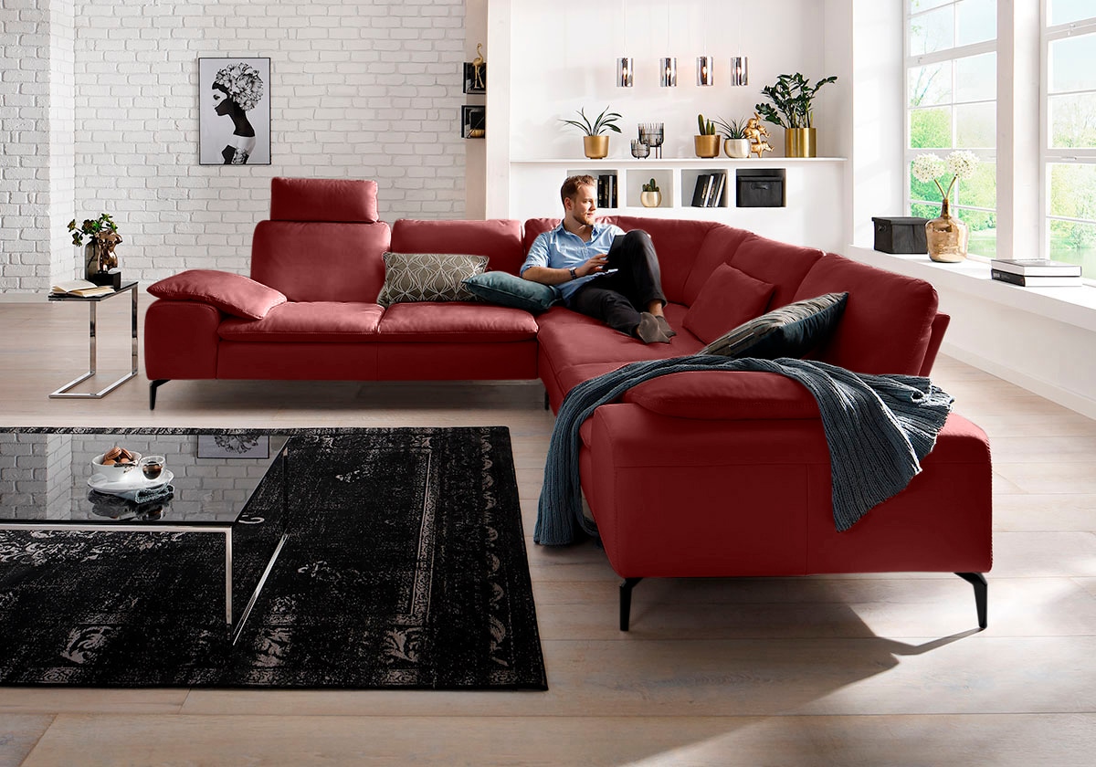 W.SCHILLIG Ecksofa "valentinoo, Designsofa, elegant und bequem, L-Form" mit günstig online kaufen