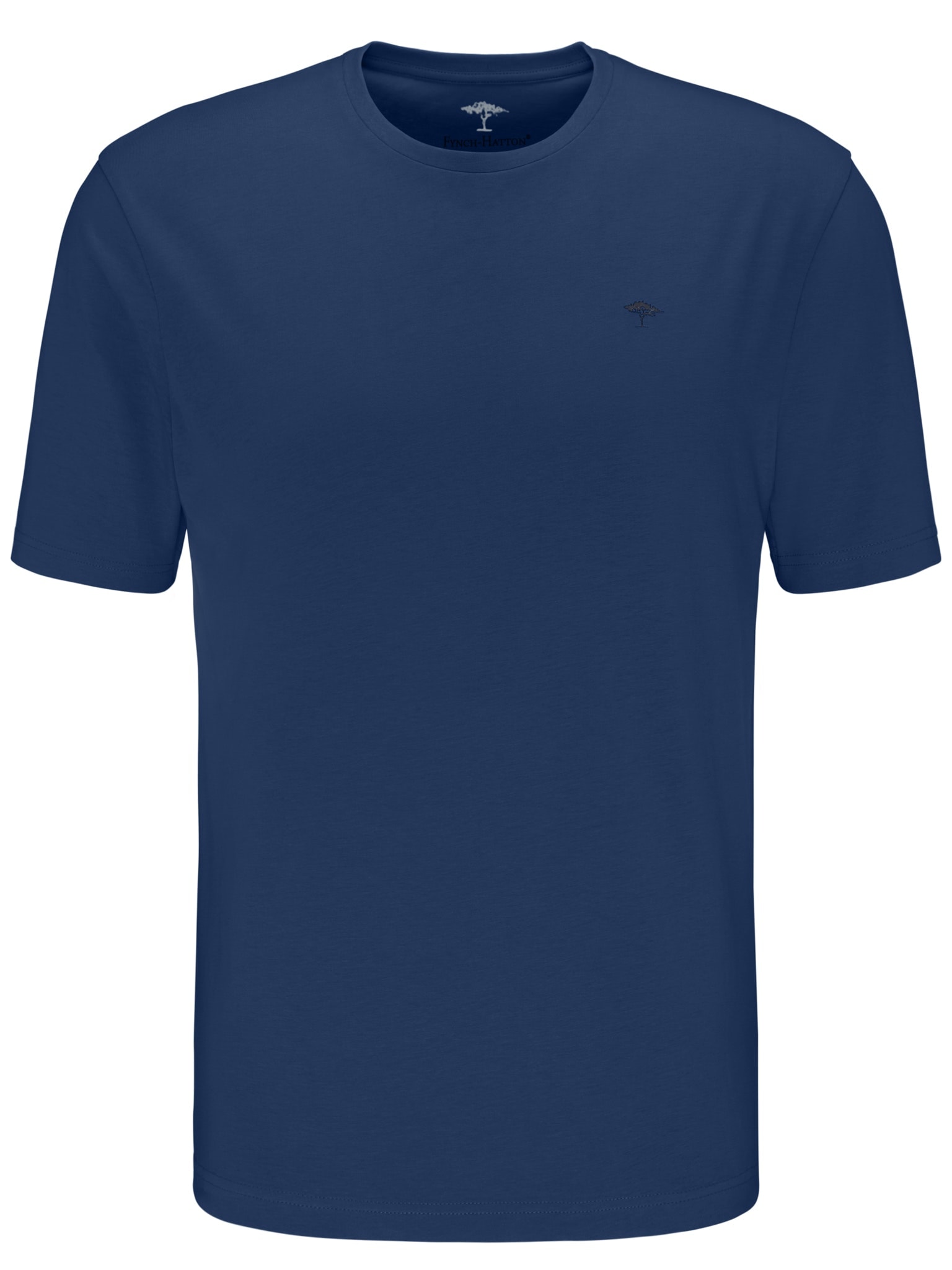 FYNCH-HATTON T-Shirt, mit Rundhals und Logo-Stickerei günstig online kaufen