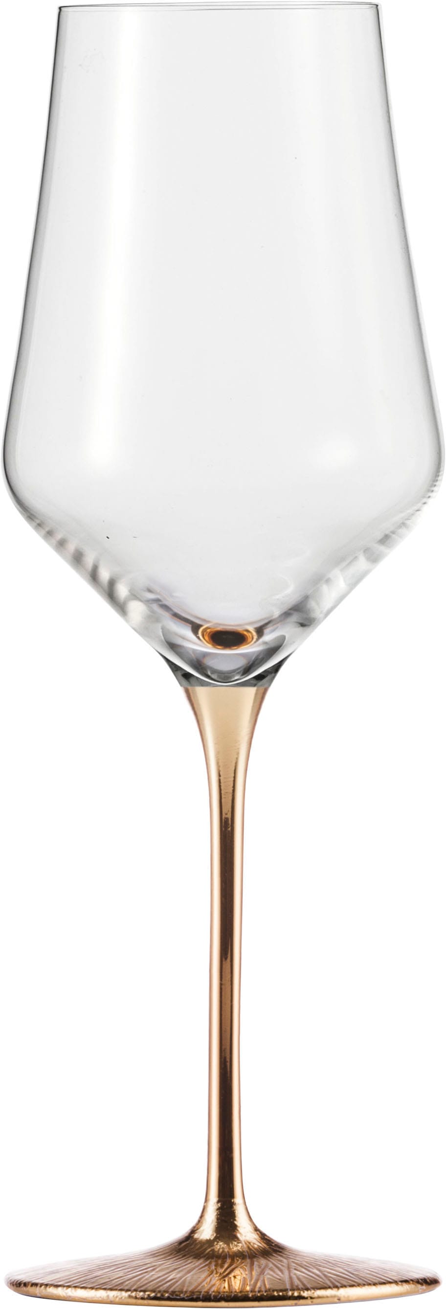 Eisch Germany Weißweinglas »RAVI GOLD, Made in Germany«, (Set, 2 tlg., 2 Weißweingläser im Geschenkkarton), in Handarbeit veredelt mit 24karätigem Gold, 380ml, 2-teilig