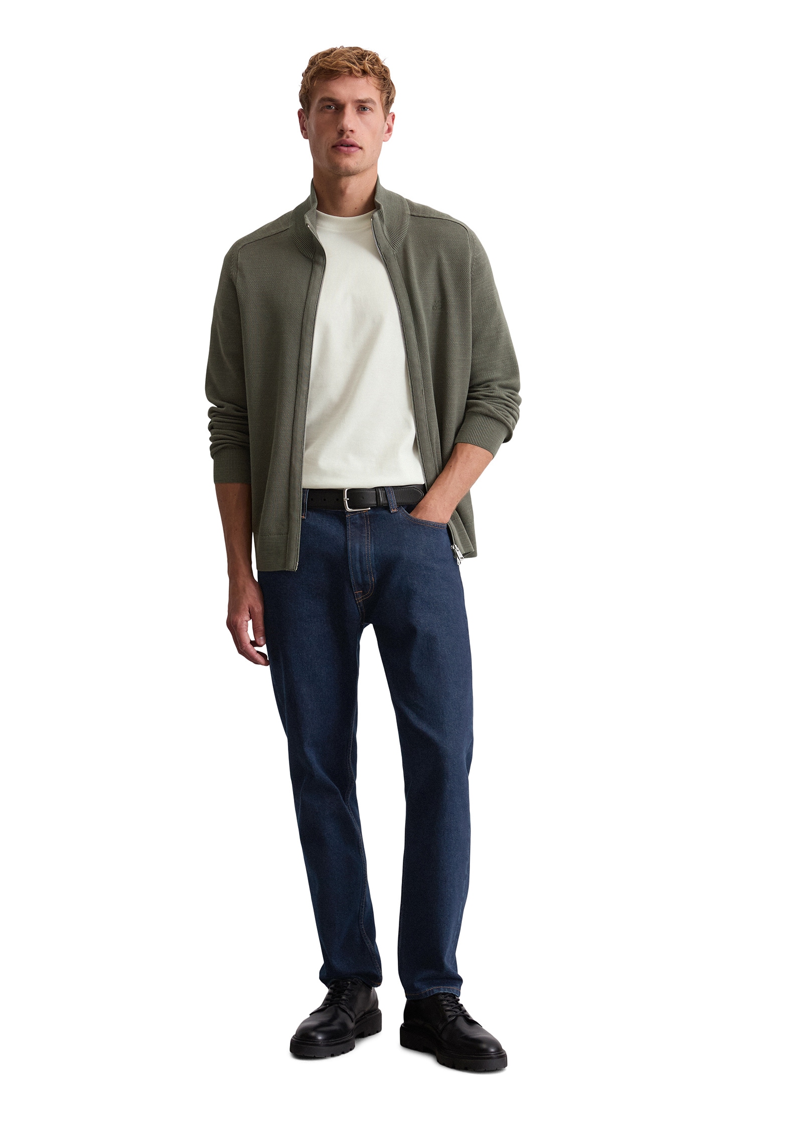 Marc O'Polo Cardigan »aus feinem Bio-Baumwoll-Piqué«