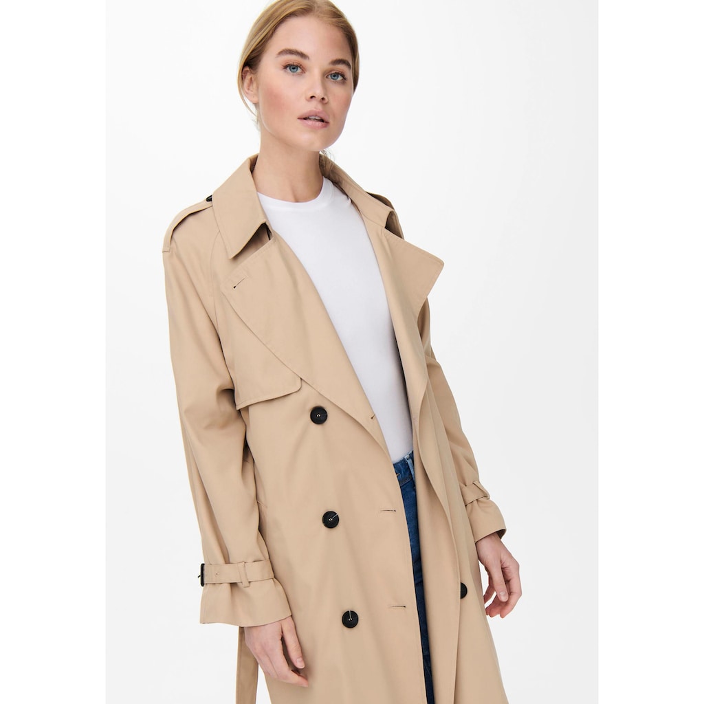 ONLY Trenchcoat »ONLCHLOE TRENCHCOAT DOUBLE B. OTW NOOS«