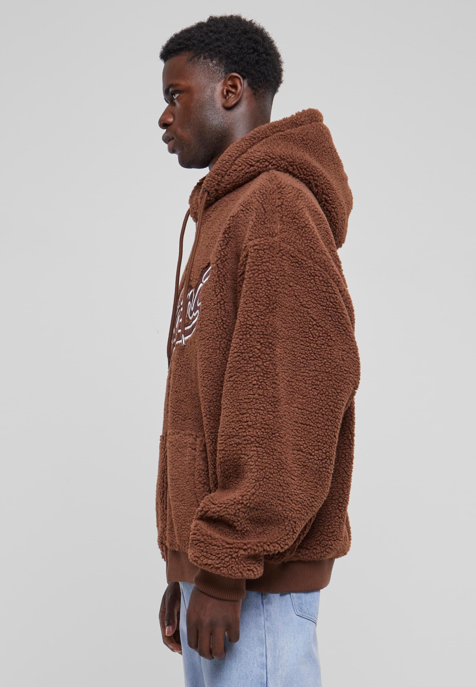 Karl Kani Longsleeve »Karl Kani Herren KM233-019-1 KK Varsity Teddy Full Zip Hoodie«, (1 tlg.)