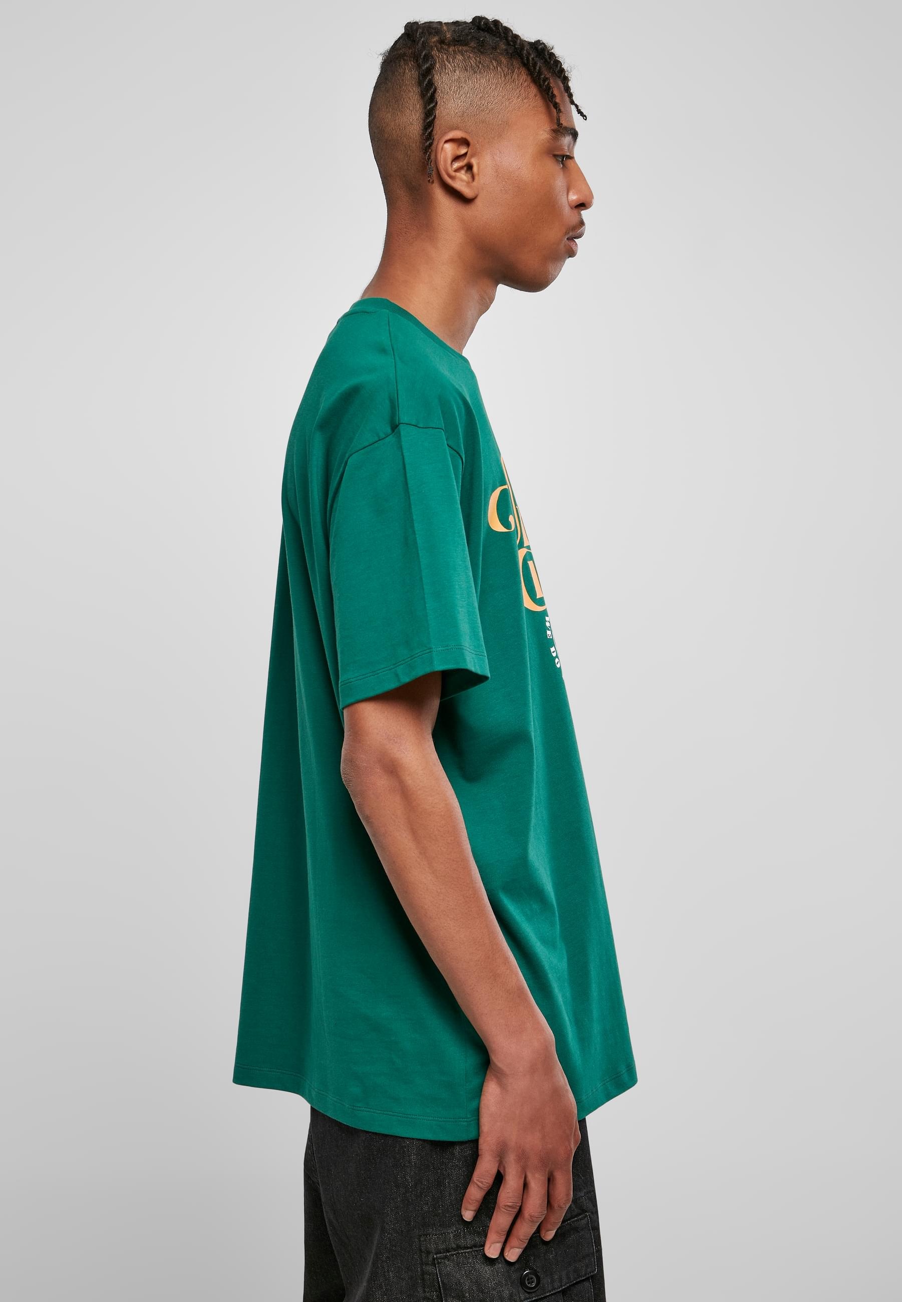 URBAN CLASSICS T-Shirt »Urban Classics Herren Organic Globe Logo Tee«, (1 tlg.)