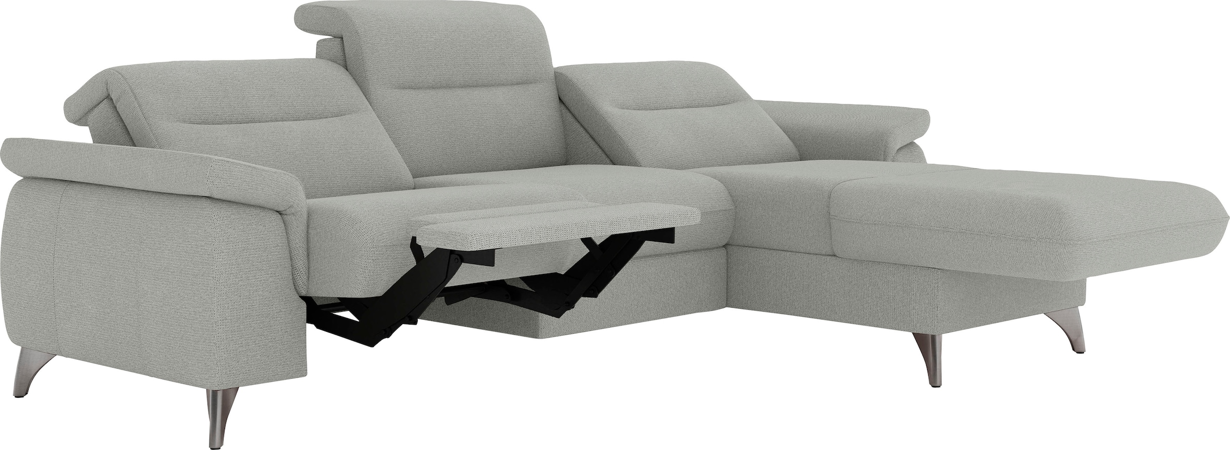 sit&more Ecksofa »Astoria L-Form«, wahlweise mit motorischer Relaxfunktion