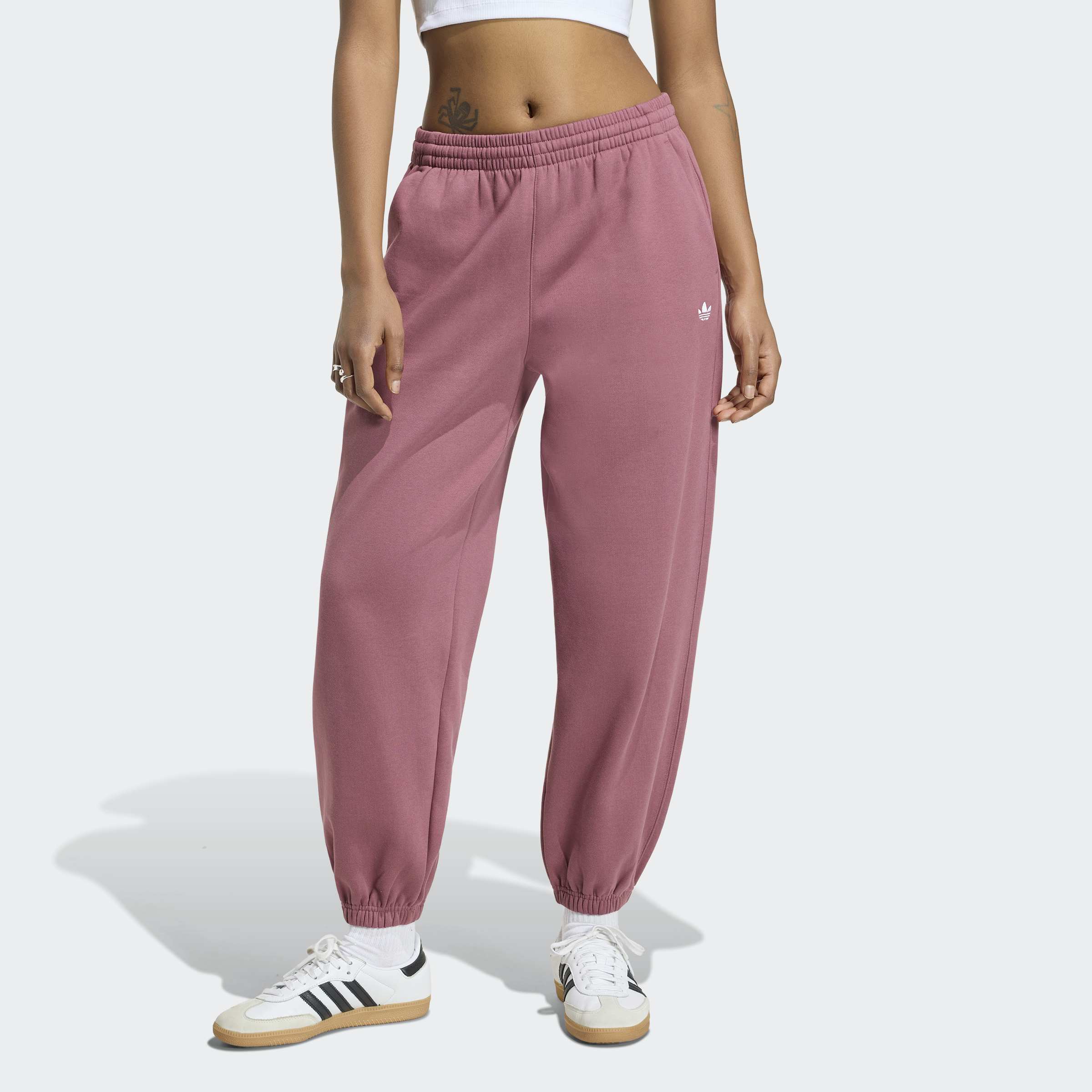 adidas Originals Sporthose "ESSENTIALS, LOCKERE PASSFORM" mit Gummizug, für Erwachsene, aus Baumwolle, normale Weite