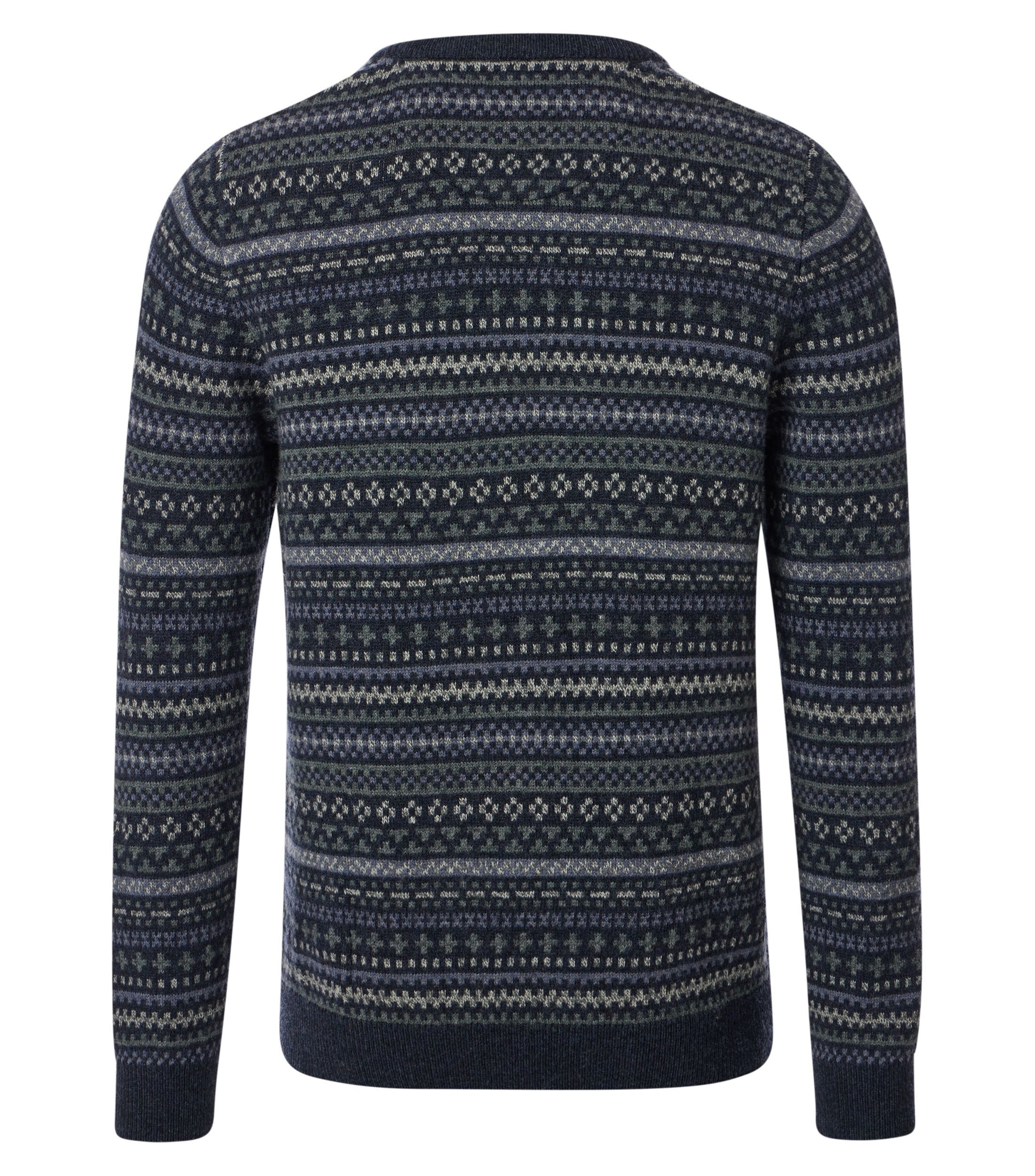 CASAMODA Strickpullover "CASAMODA Pullover Print" günstig online kaufen
