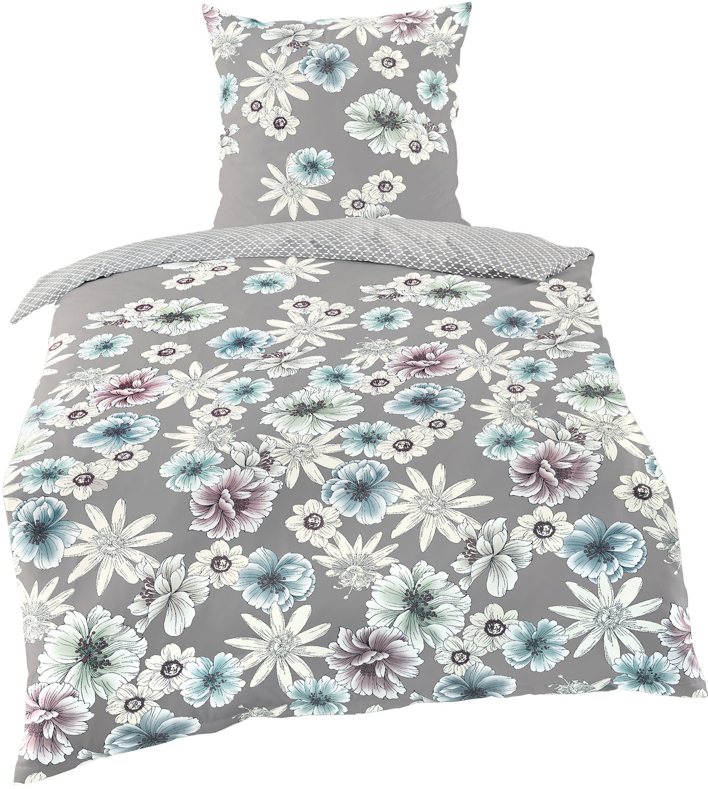 Jekatex Bettwäsche "DALIA" 2 Stk. Bettwäsche-Set aus 100% Baumwolle günstig online kaufen