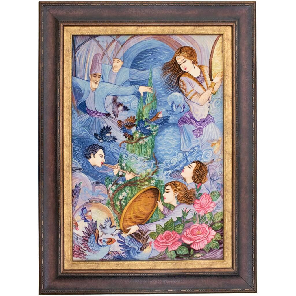 morgenland Wandteppich »Bild-Teppich Figurativ 103 x 70 cm«, rechteckig