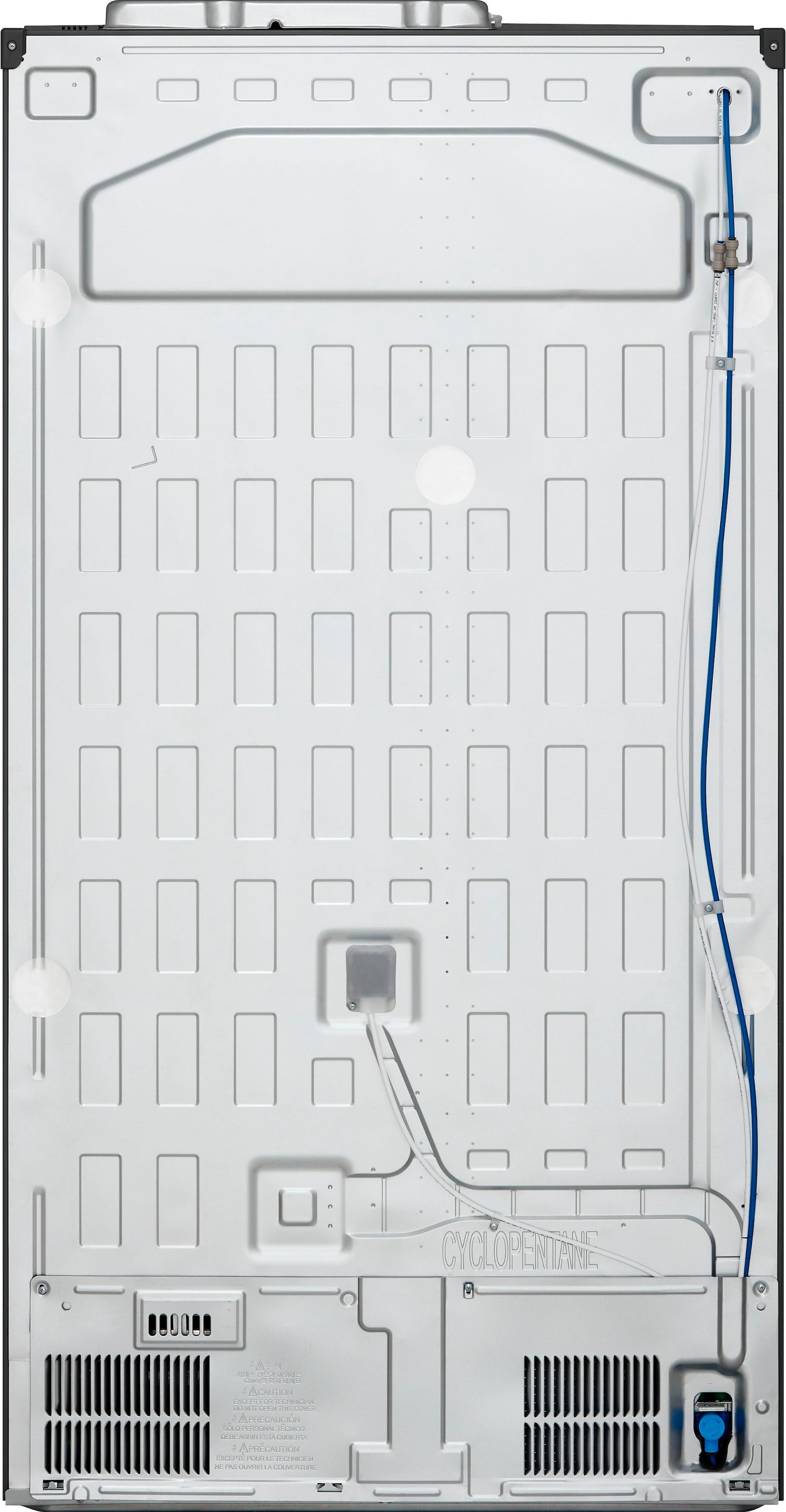 LG Side-by-Side »GSJV71PZLE«, interner Wassertank - kein Festwasseranschuss nötig