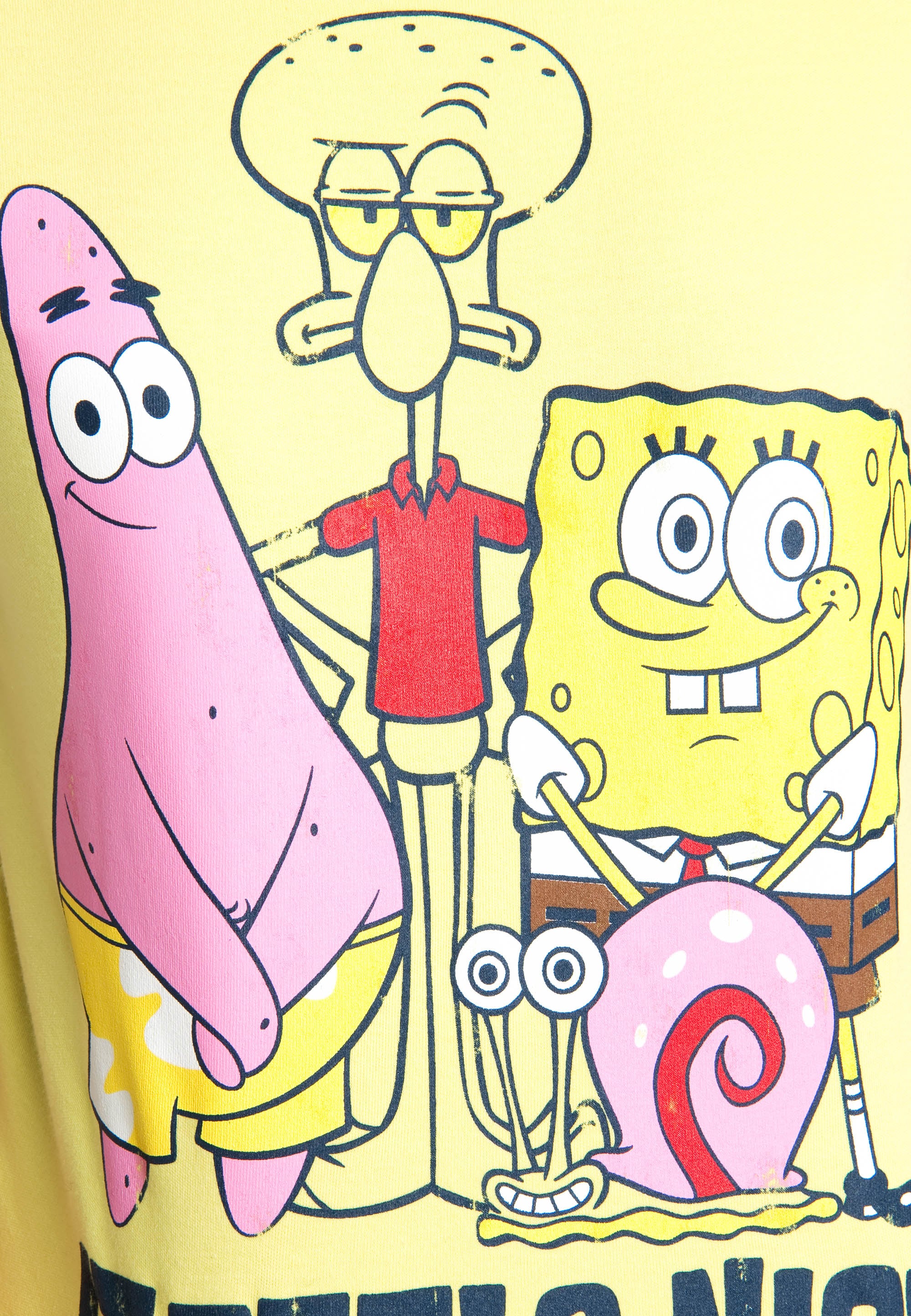 LOGOSHIRT T-Shirt »Spongebob - It Feels Nice«, mit lizenziertem Originaldesign