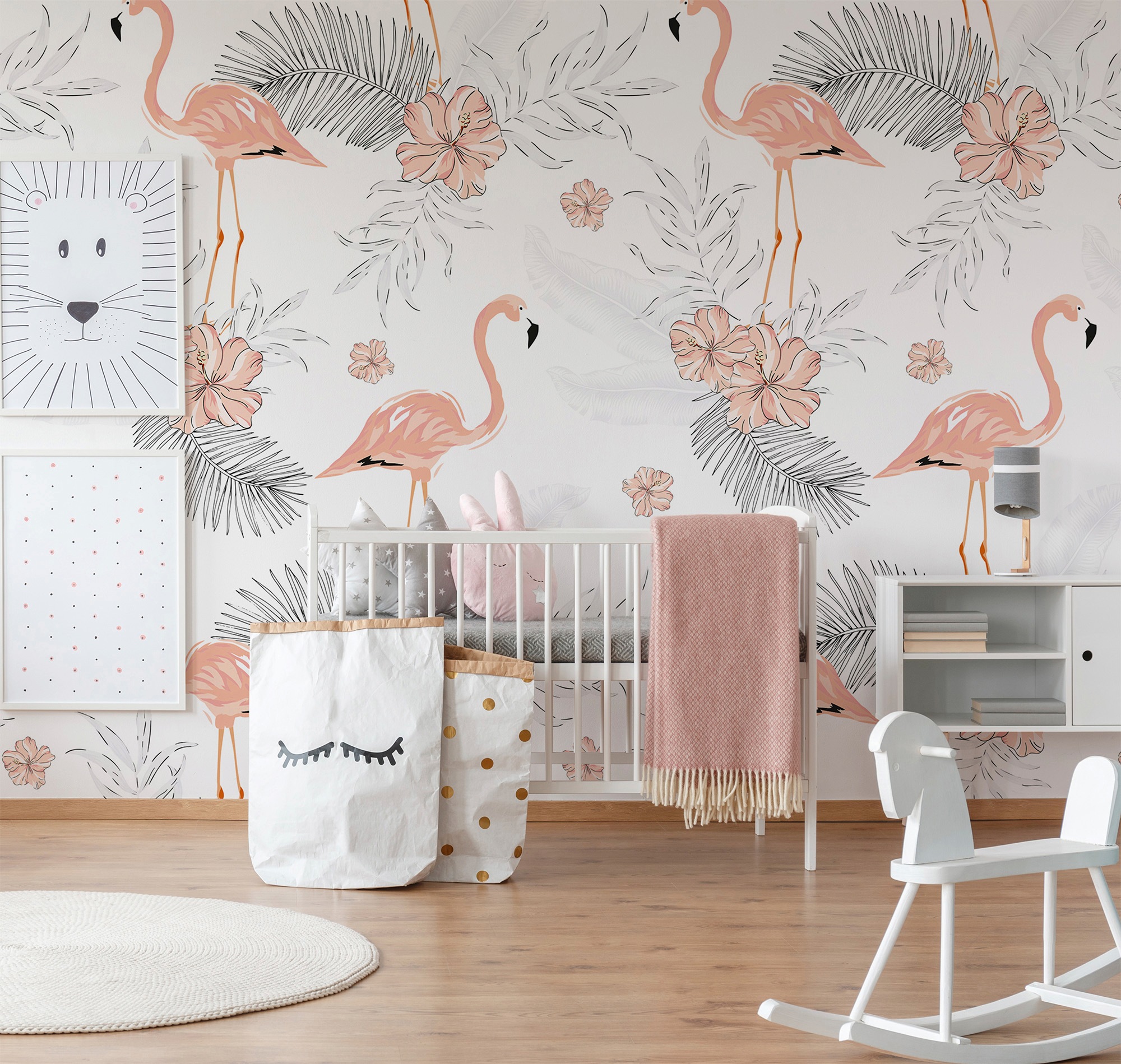 living walls Fototapete »Designwalls Tropical Vibes 2« glatt Vlies, Wand, Schräge, Decke