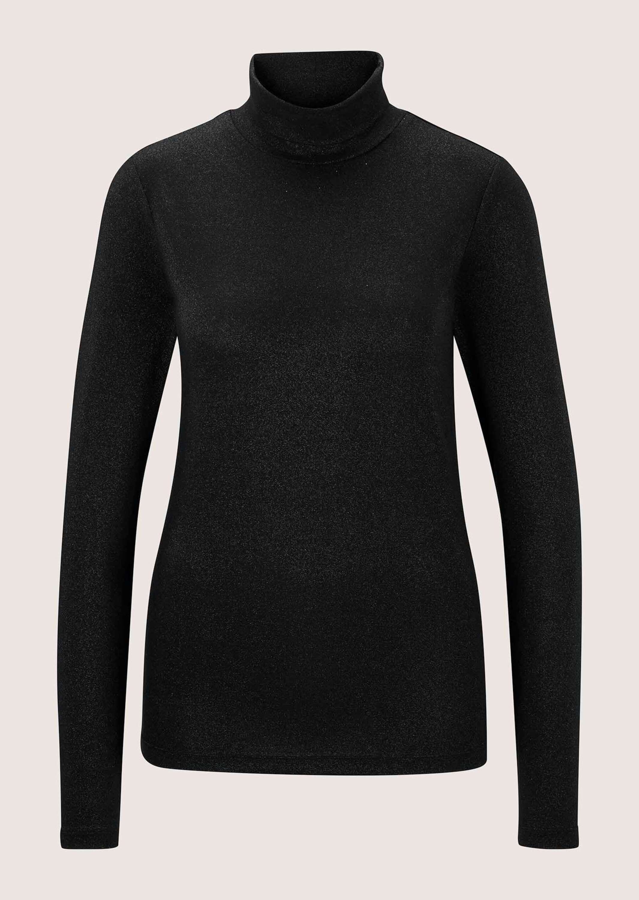 MADELEINE Langarmshirt "Shirt Glitzerndes Rollkragenshirt"