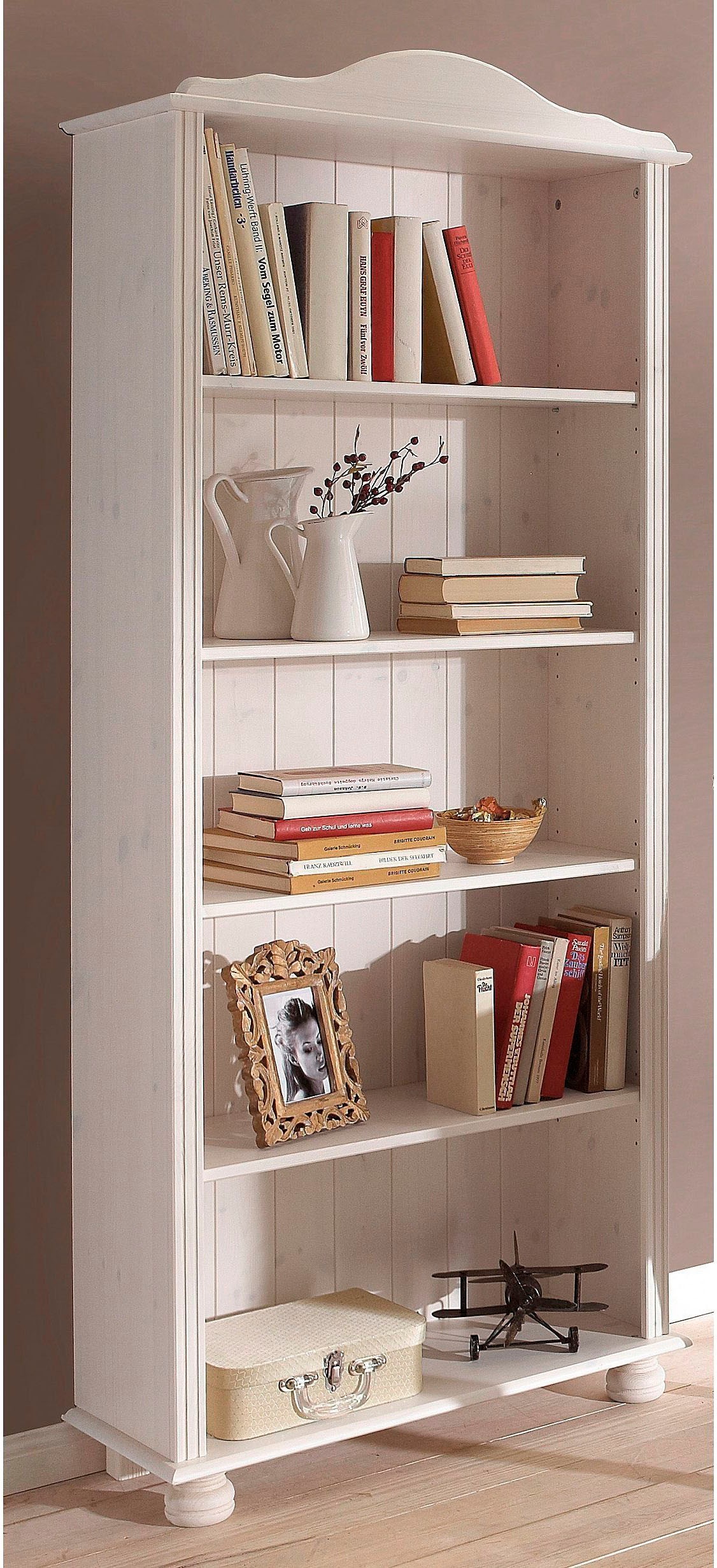 Home affaire Regal "Mette" aus massivem Kiefernholz, in unterschiedlichen G günstig online kaufen