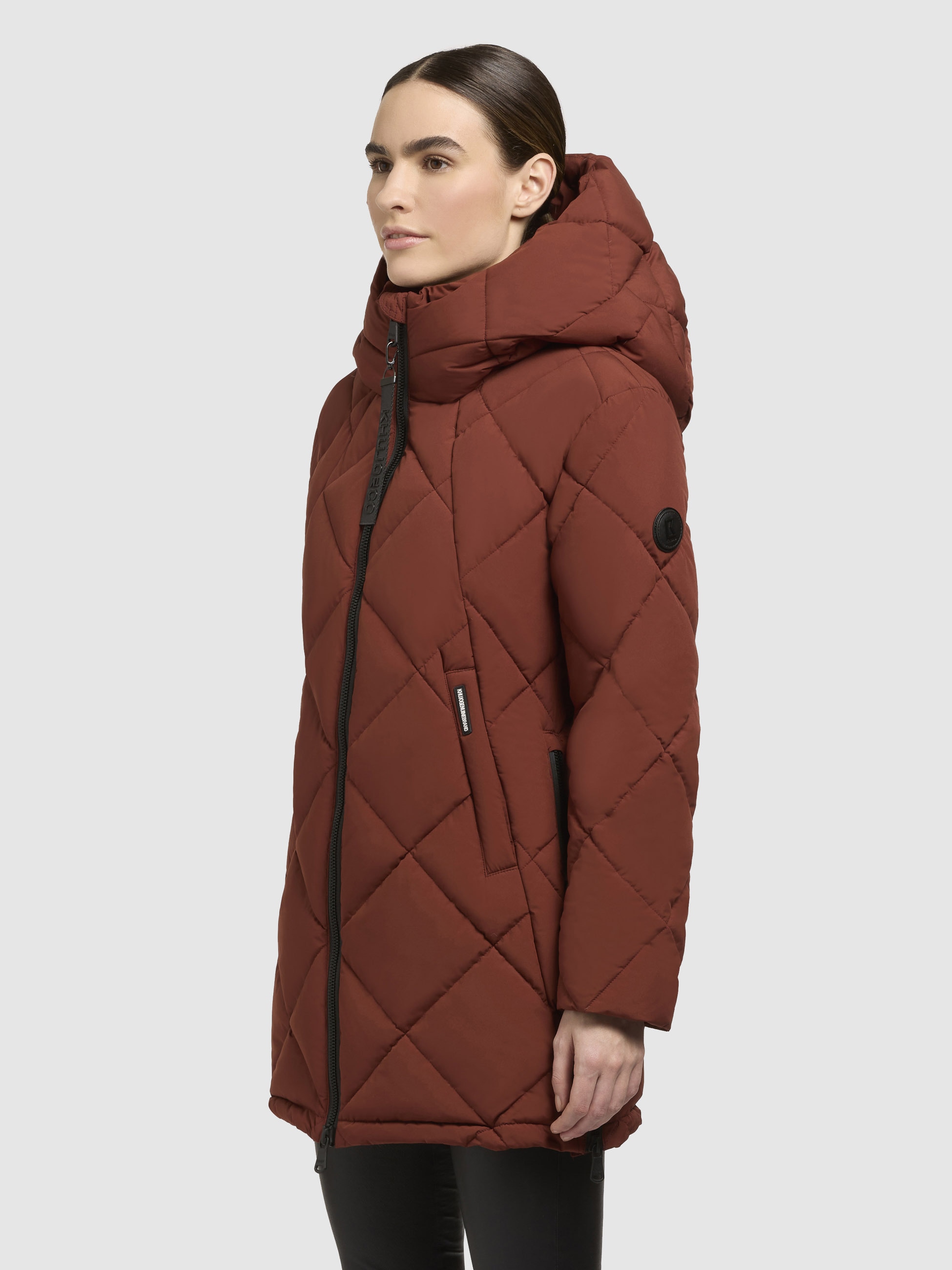 khujo Steppjacke »PEBB«, mit Kapuze