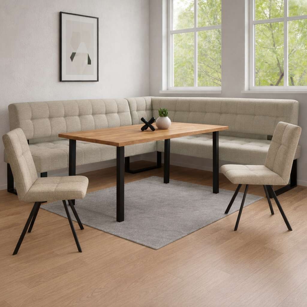 Home affaire Sitzbank »Mia Küchenbank, Polsterbank, Esszimmerbank, 141x64 cm« Moderne Bank und  Farben, Sitzplatzanzahl: 2-3, Frei in Raum stellbar