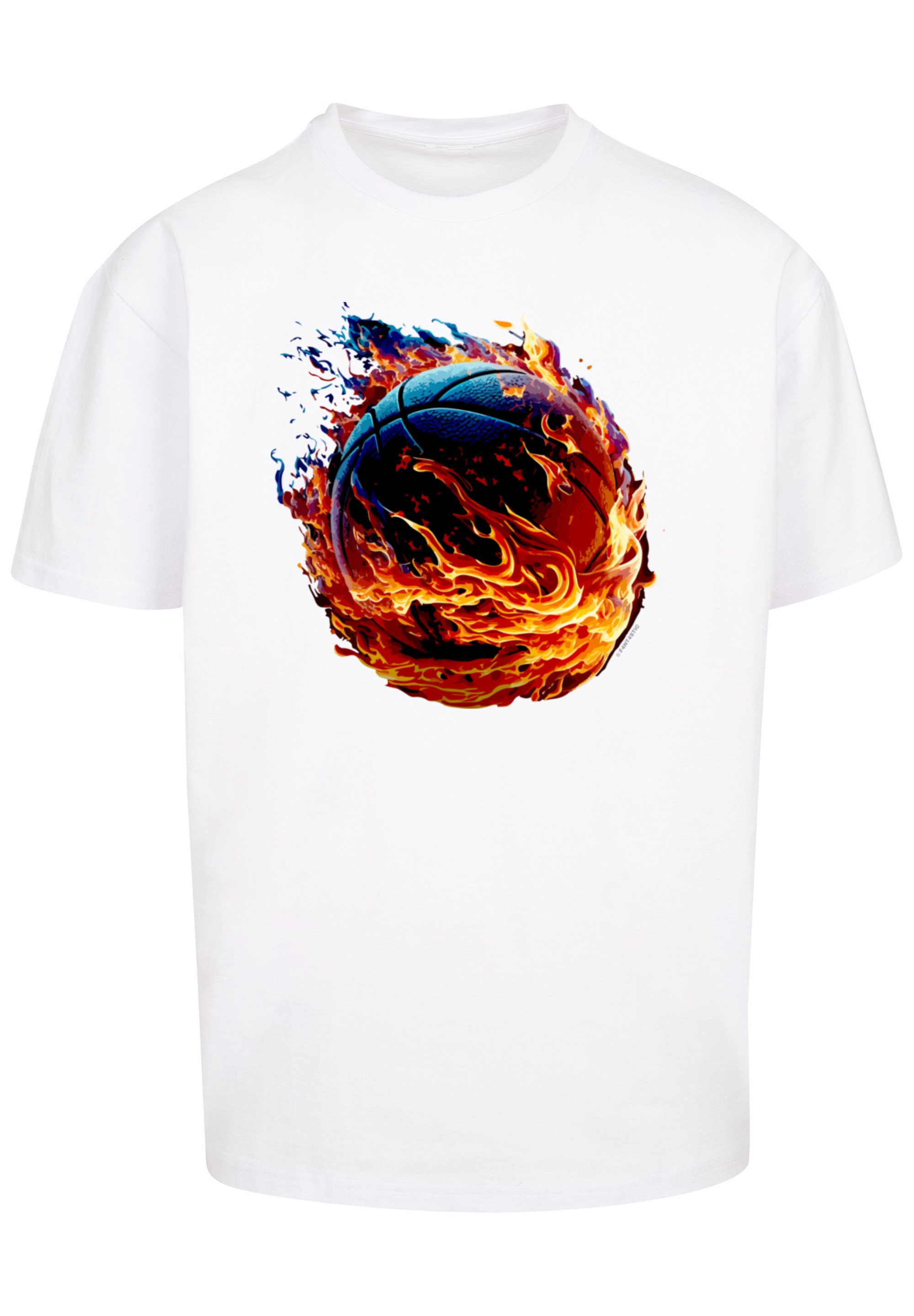 F4NT4STIC T-Shirt "Basketball On Fire Sport OVERSIZE TEE", Print günstig online kaufen