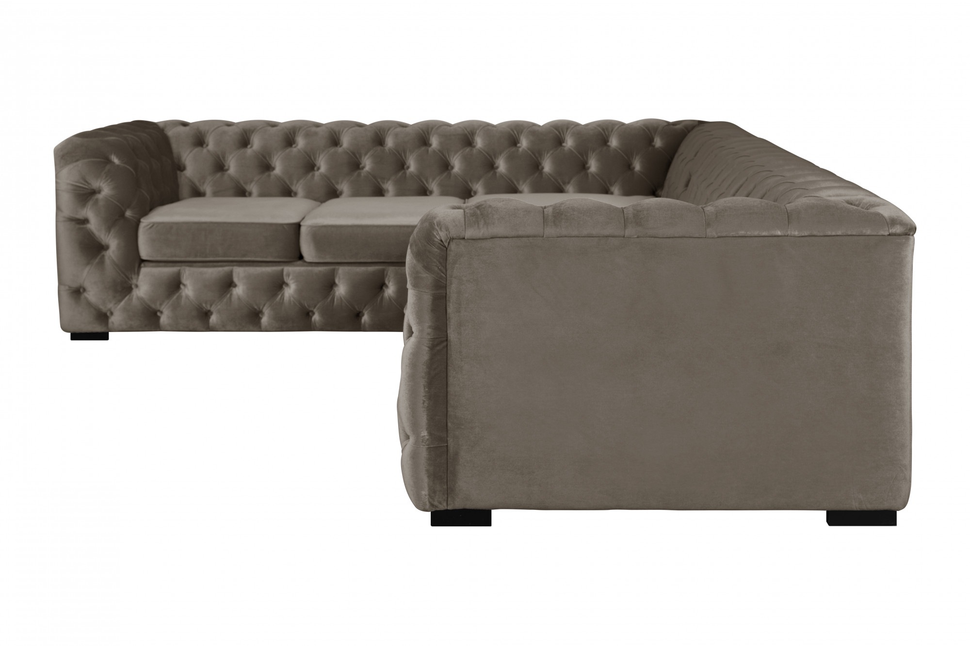 Guido Maria Kretschmer Home&Living Chesterfield-Sofa »KALINA L-Form«, hochwertige Chesterfield-Ausführung, sehr hochwertige Verarbeitung