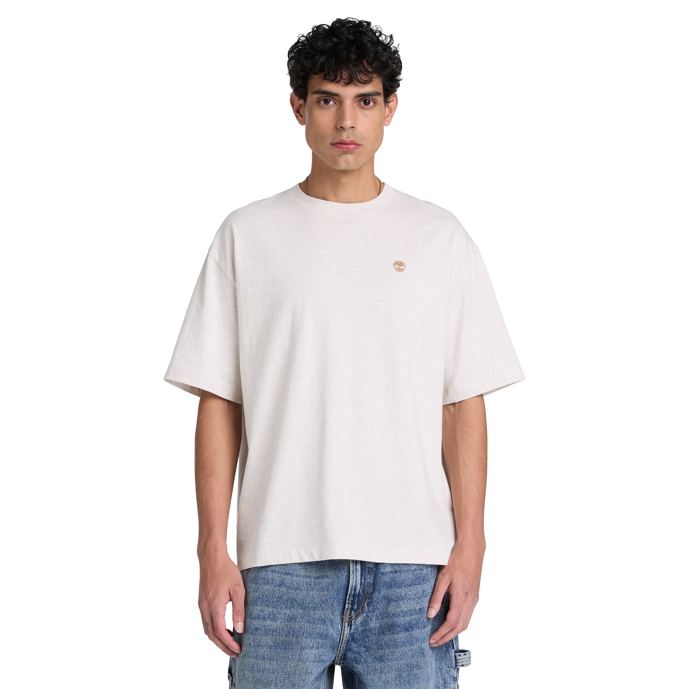 Timberland T-Shirt "DUNSTAN RIVER - SS Tee (Relaxed)" mit Rundhalsausschnitt, aus Baumwolle, Kurzarm, normale Länge